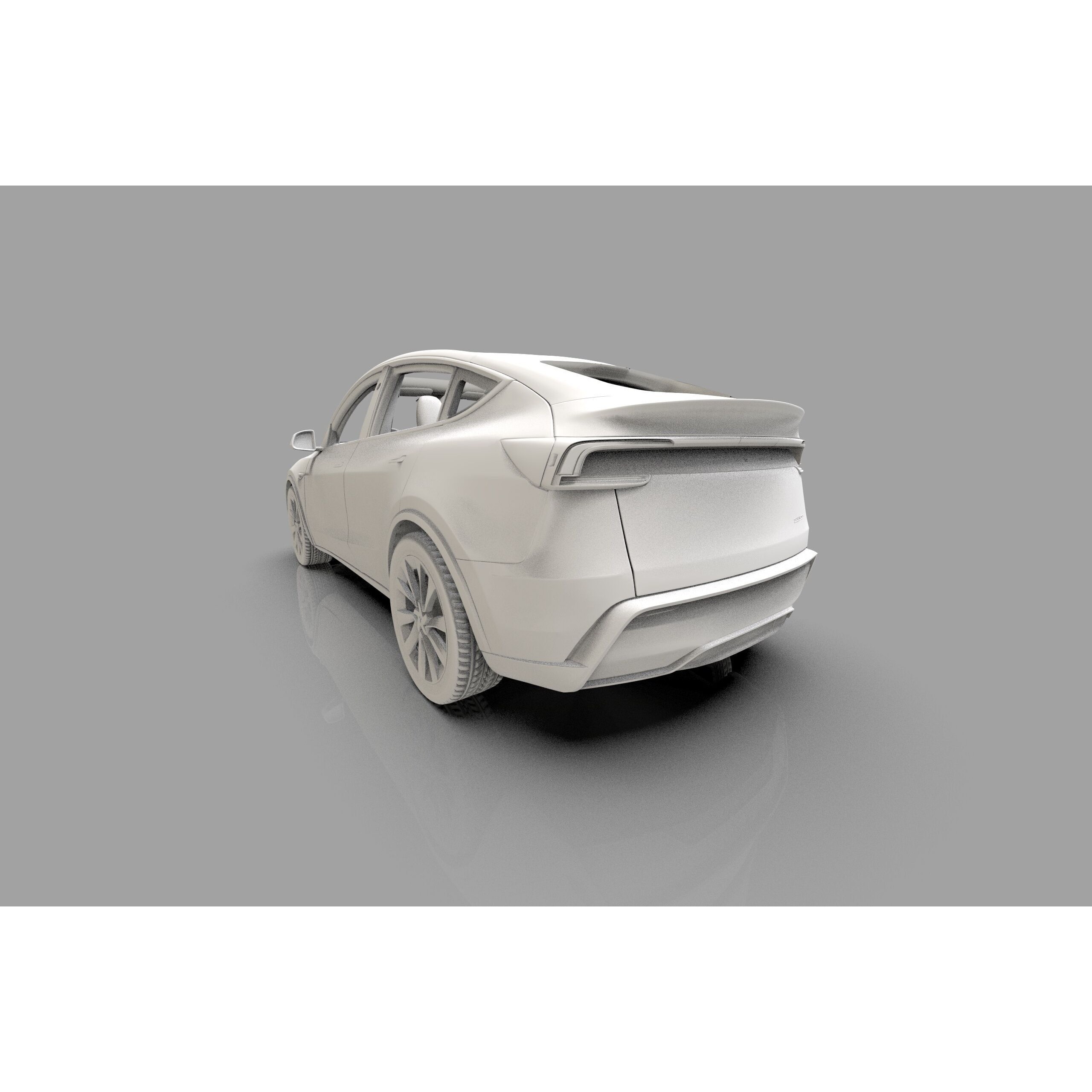 Tesla Model Y 2025 - High-Poly Interior 3D Model - View 56