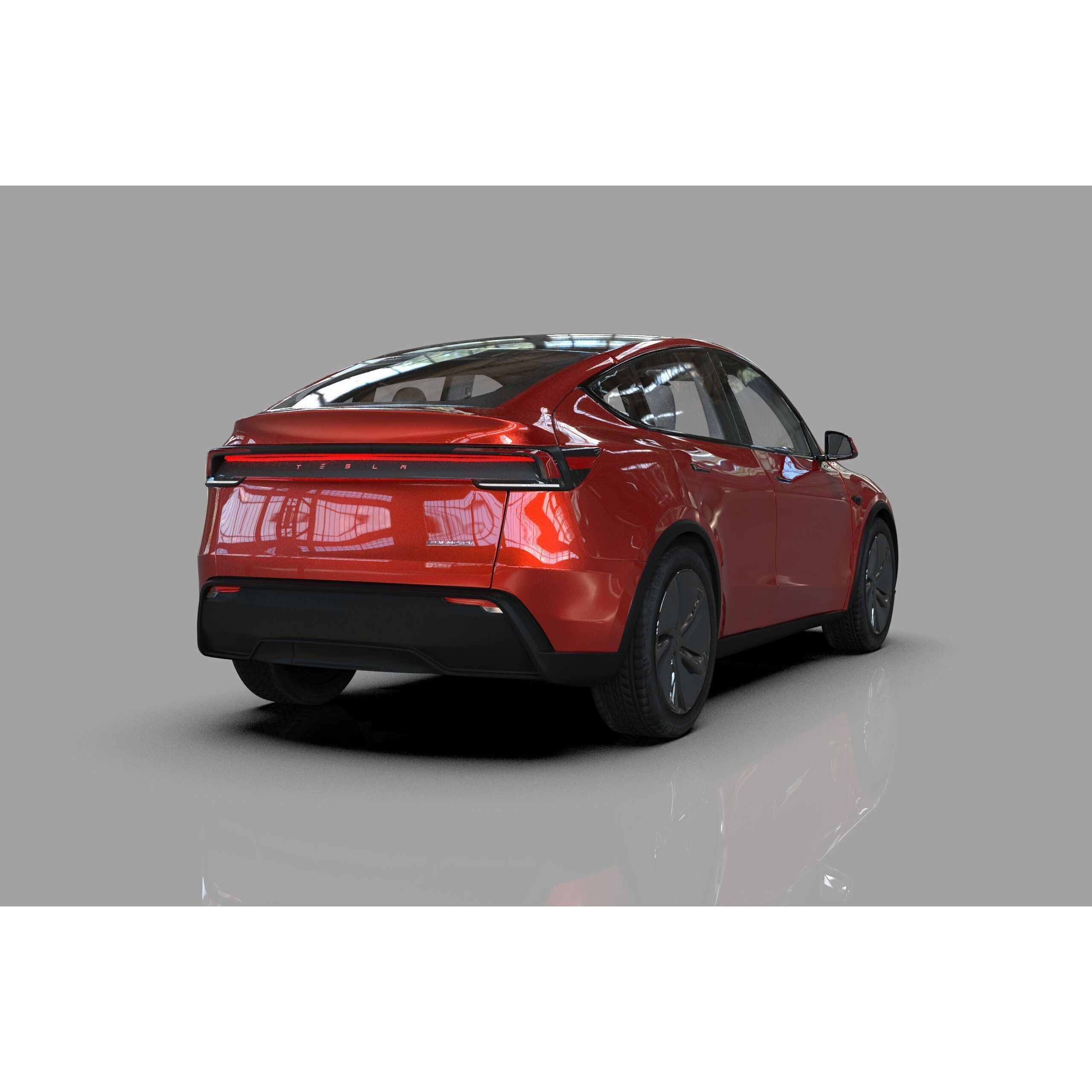 Tesla Model Y 2025 - High-Poly Interior 3D Model - View 6