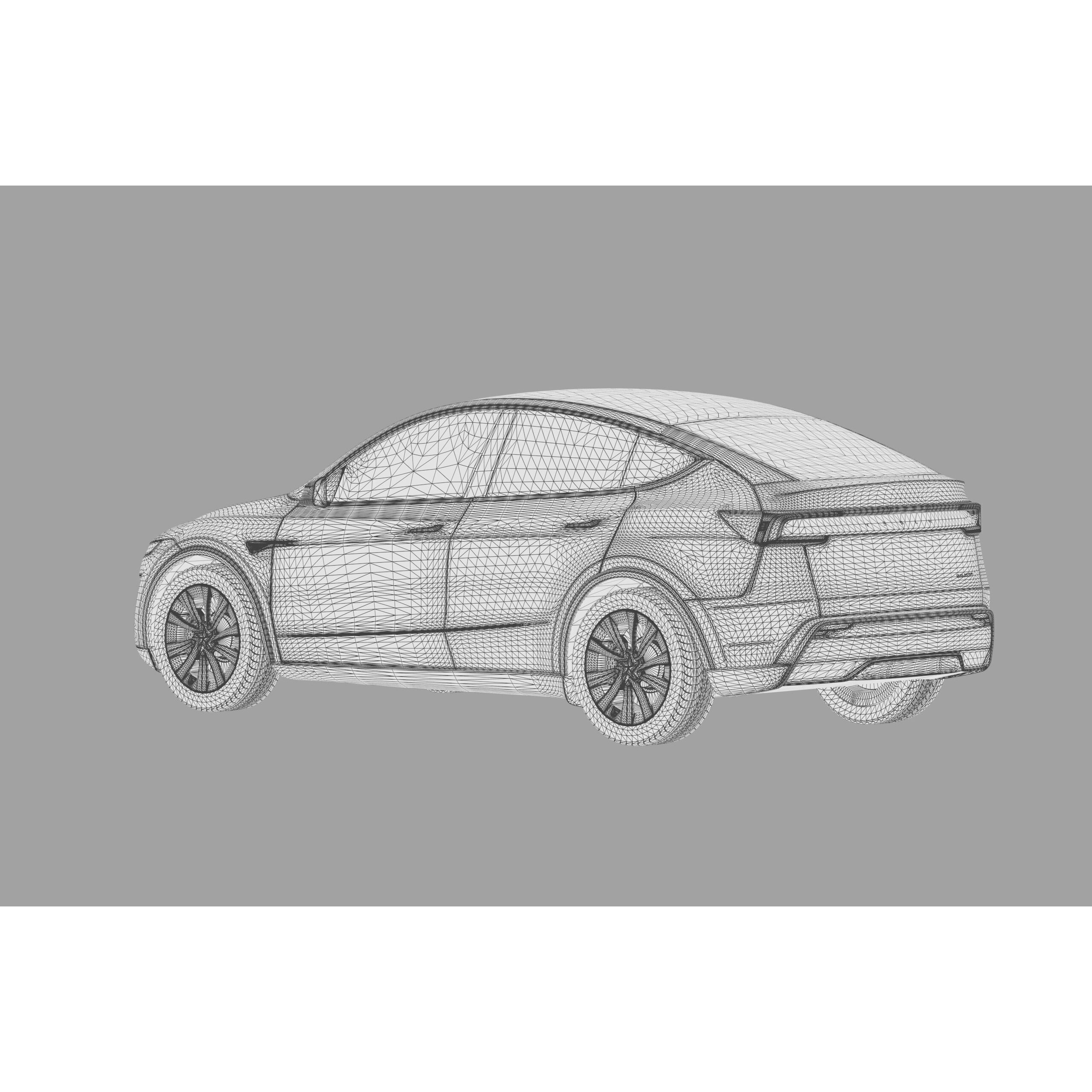 Tesla Model Y 2025 - High-Poly Interior 3D Model - View 61