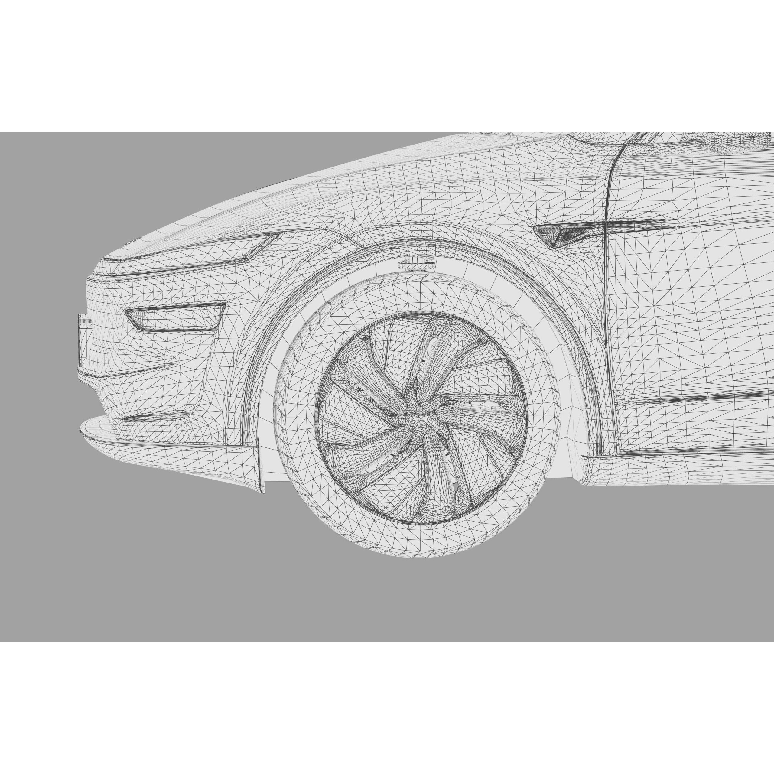 Tesla Model Y 2025 - High-Poly Interior 3D Model - View 64