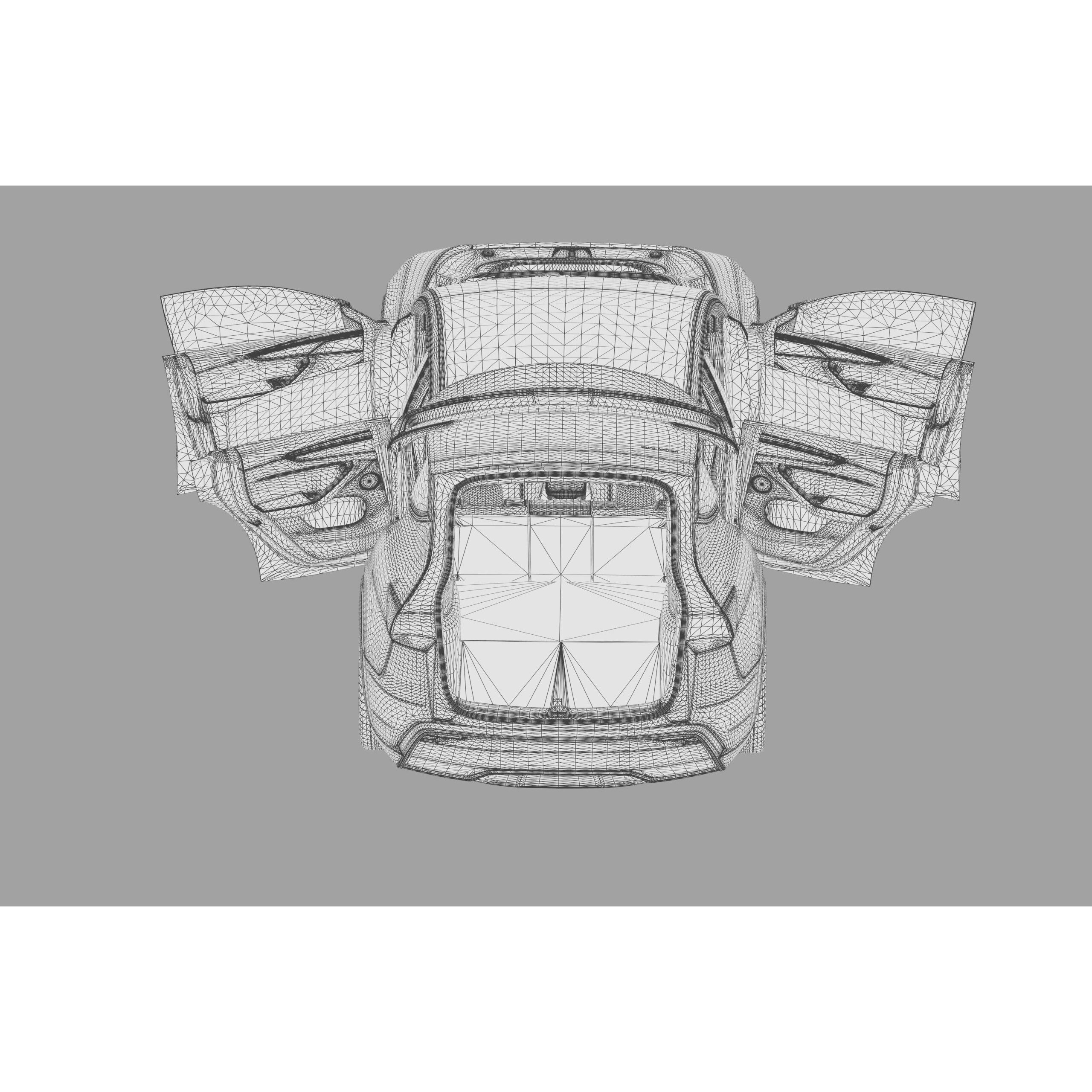 Tesla Model Y 2025 - High-Poly Interior 3D Model - View 67