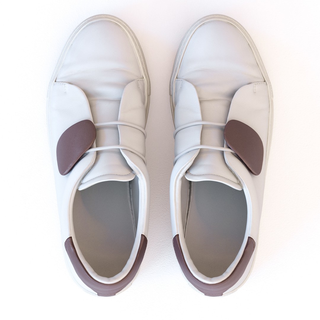 Elastic Strap Sneaker 3D Model – Low Poly Footwear, FBX & OBJ - View 4