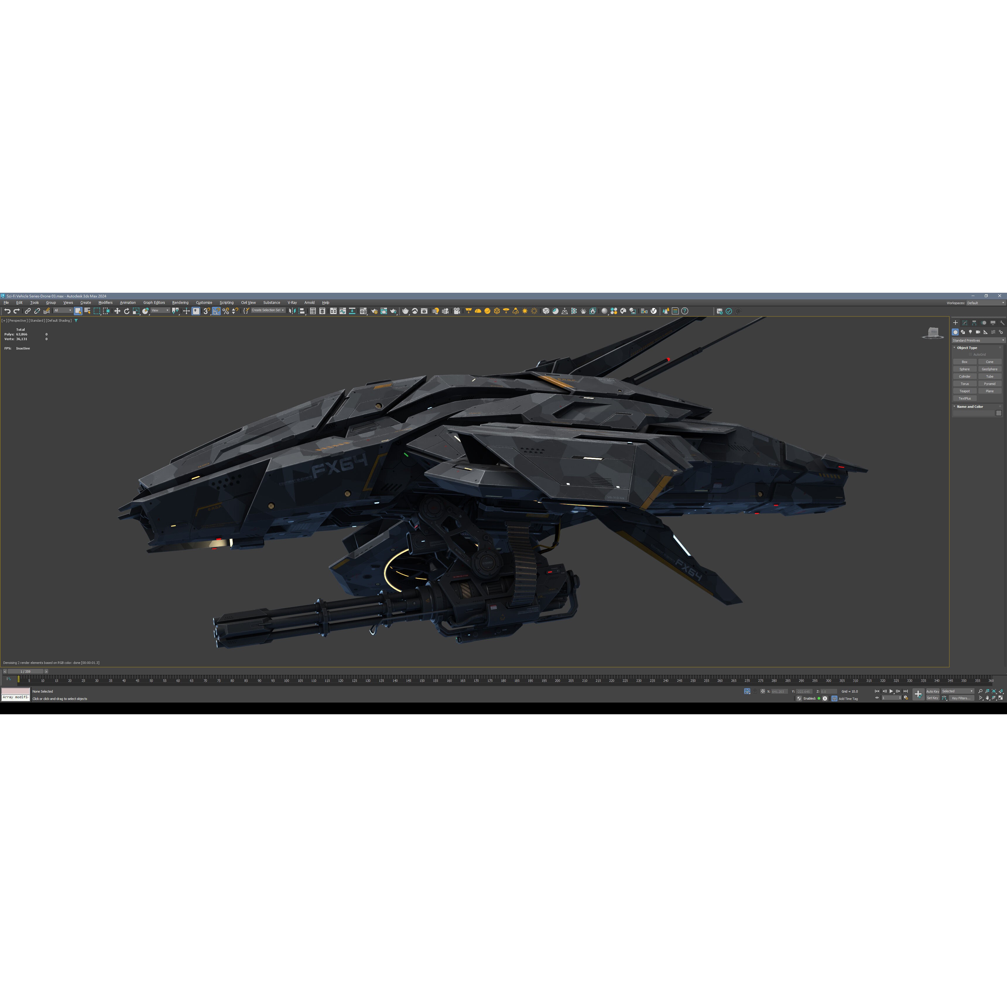 Sci-Fi Vehicle Series - Low-Poly Game-Ready 3D Model - View 15