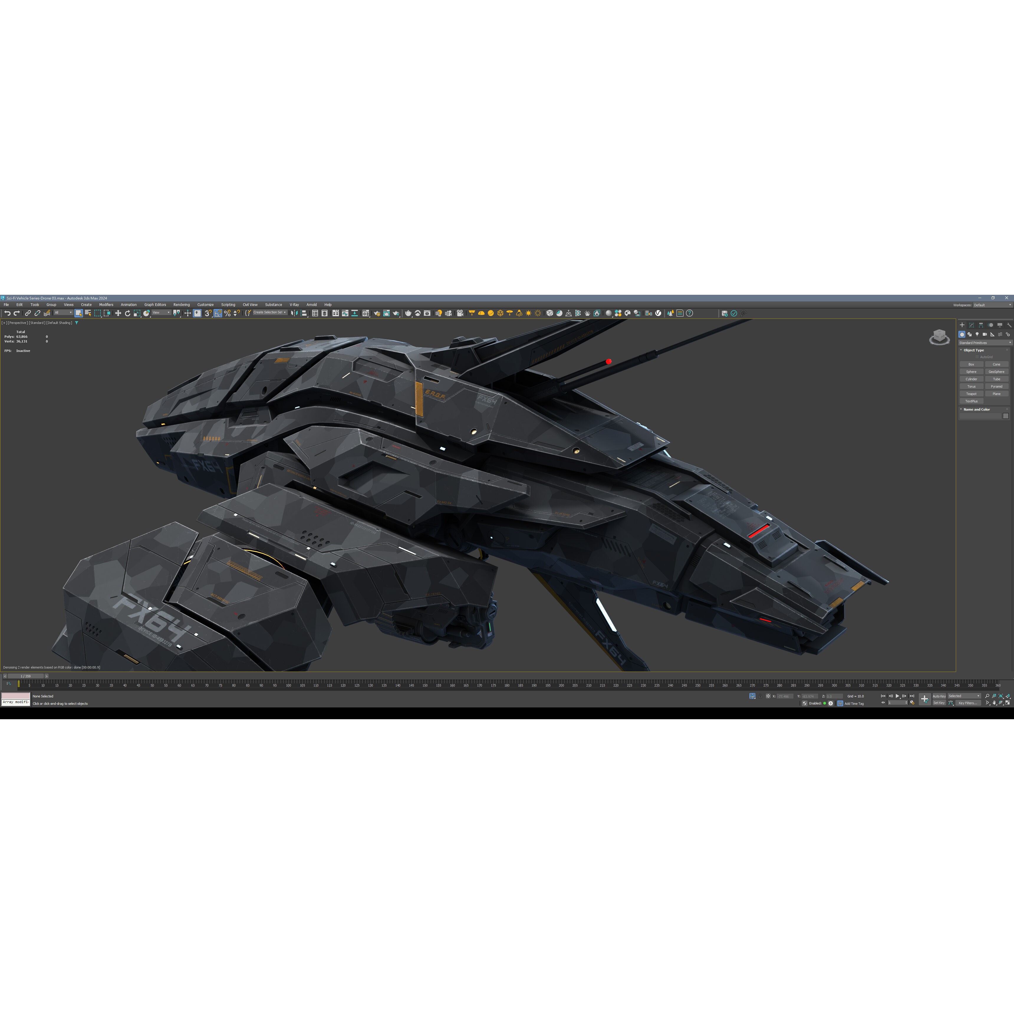 Sci-Fi Vehicle Series - Low-Poly Game-Ready 3D Model - View 16