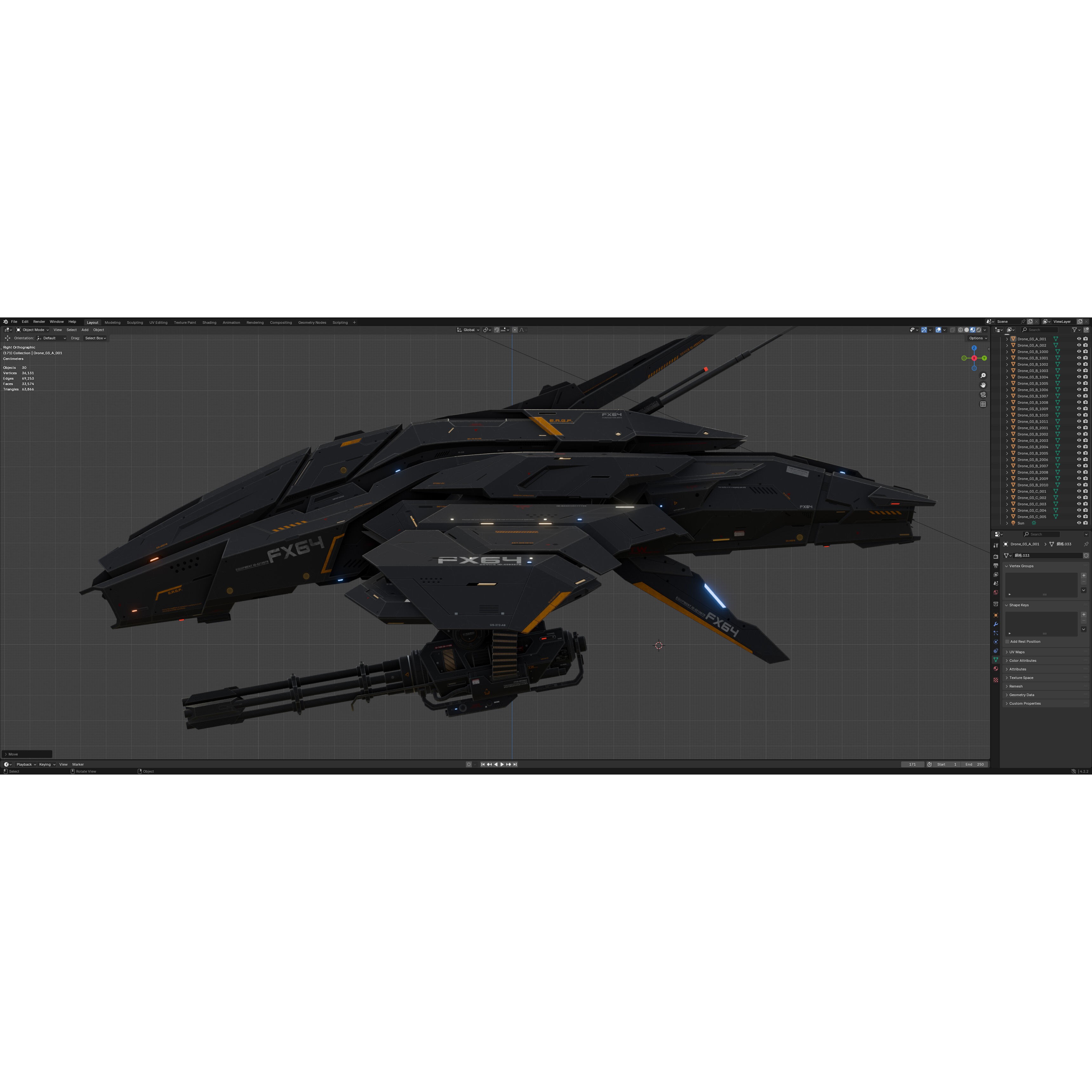 Sci-Fi Vehicle Series - Low-Poly Game-Ready 3D Model - View 19