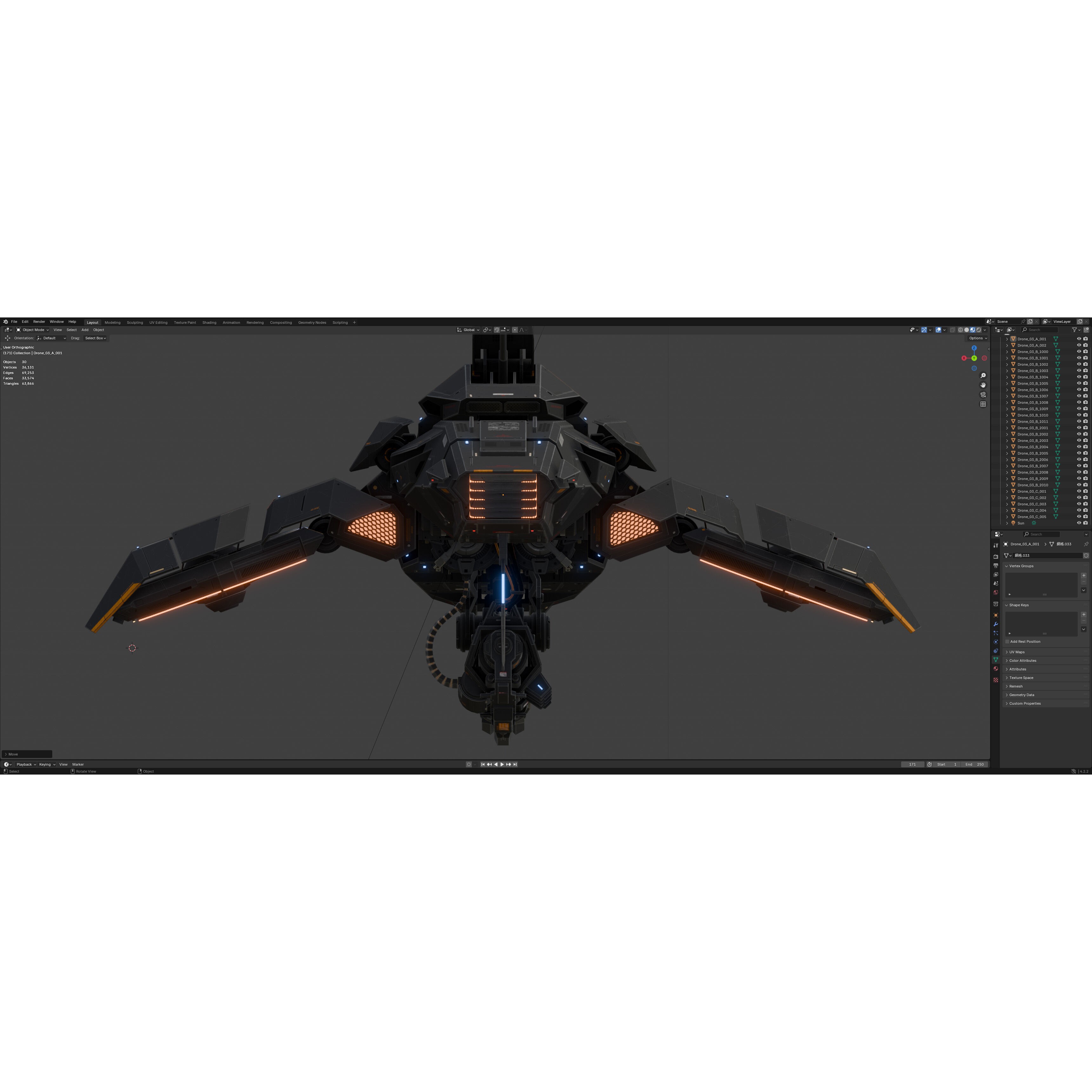 Sci-Fi Vehicle Series - Low-Poly Game-Ready 3D Model - View 21