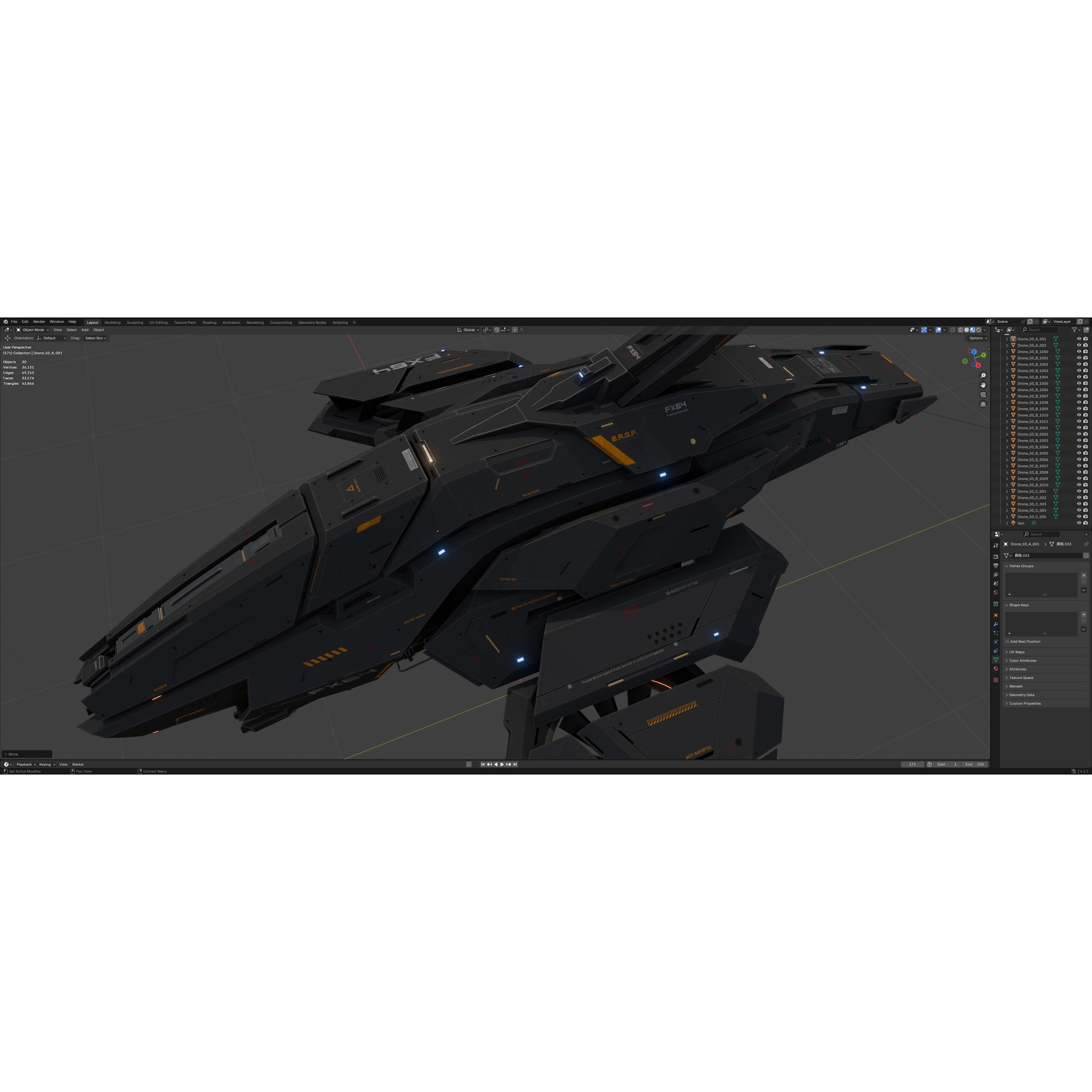 Sci-Fi Vehicle Series - Low-Poly Game-Ready 3D Model - View 22