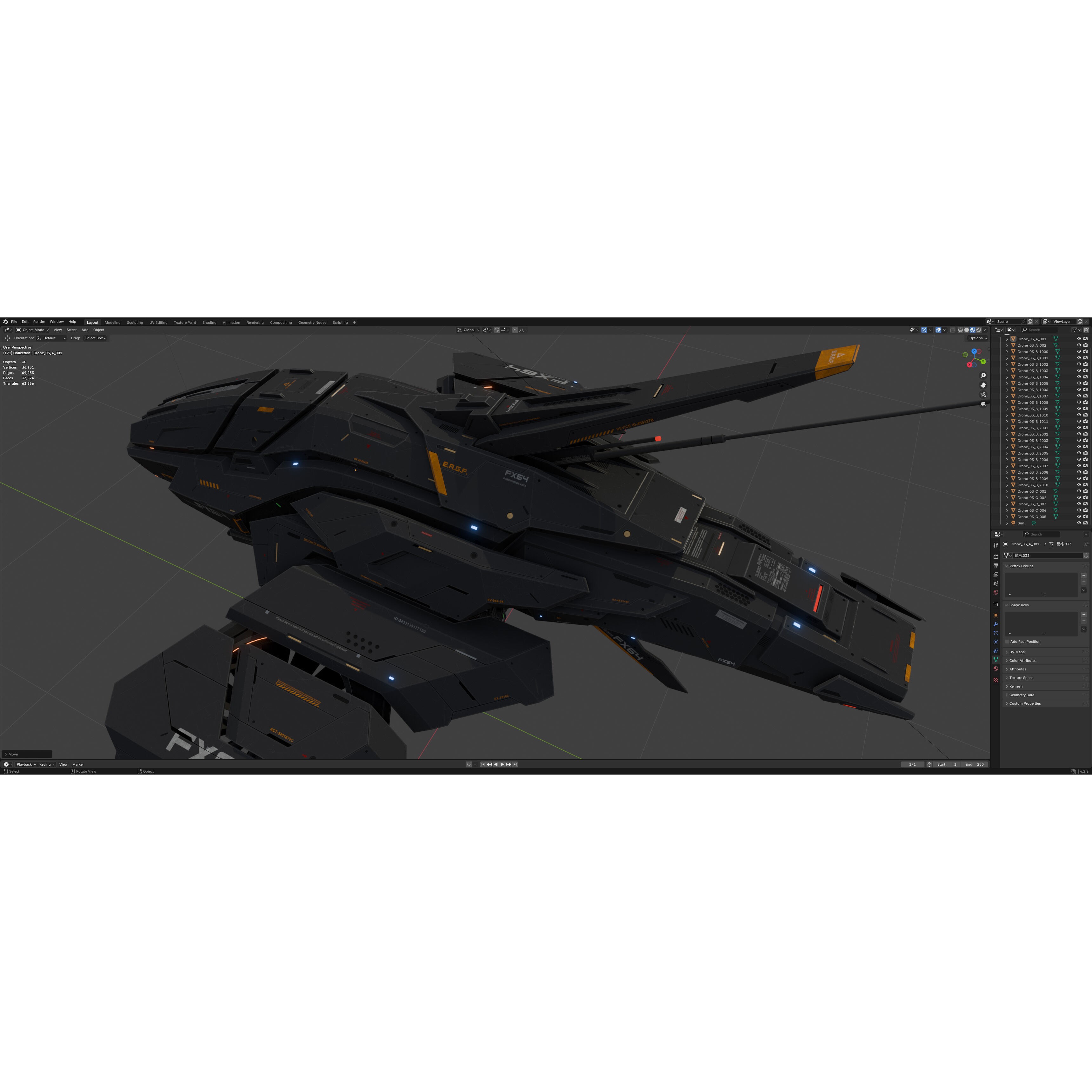 Sci-Fi Vehicle Series - Low-Poly Game-Ready 3D Model - View 23