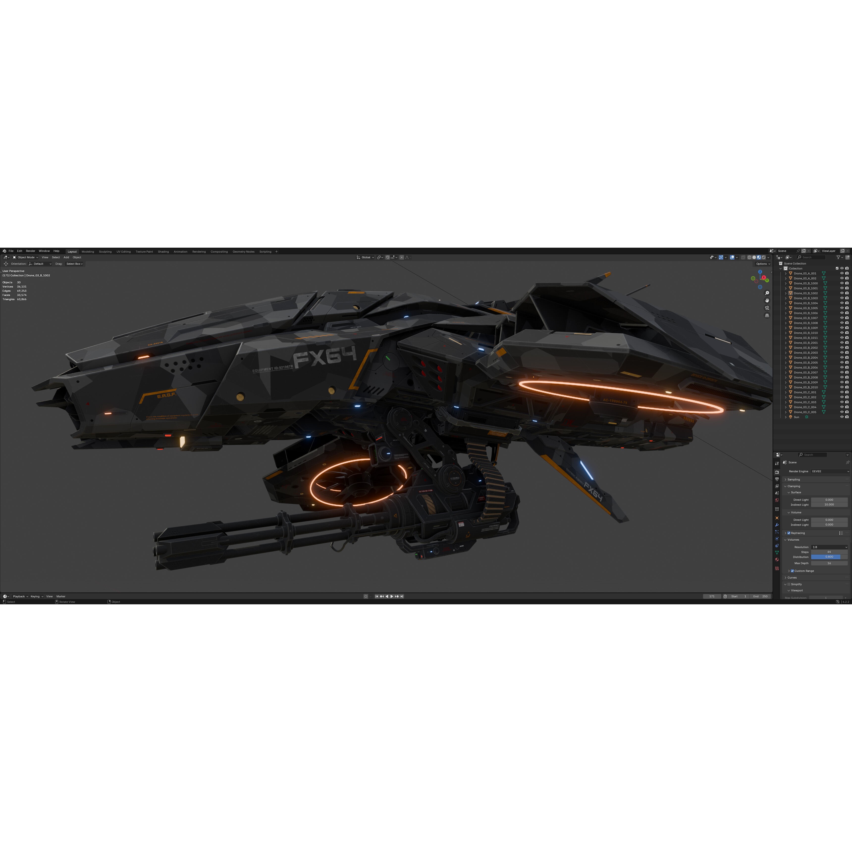 Sci-Fi Vehicle Series - Low-Poly Game-Ready 3D Model - View 26
