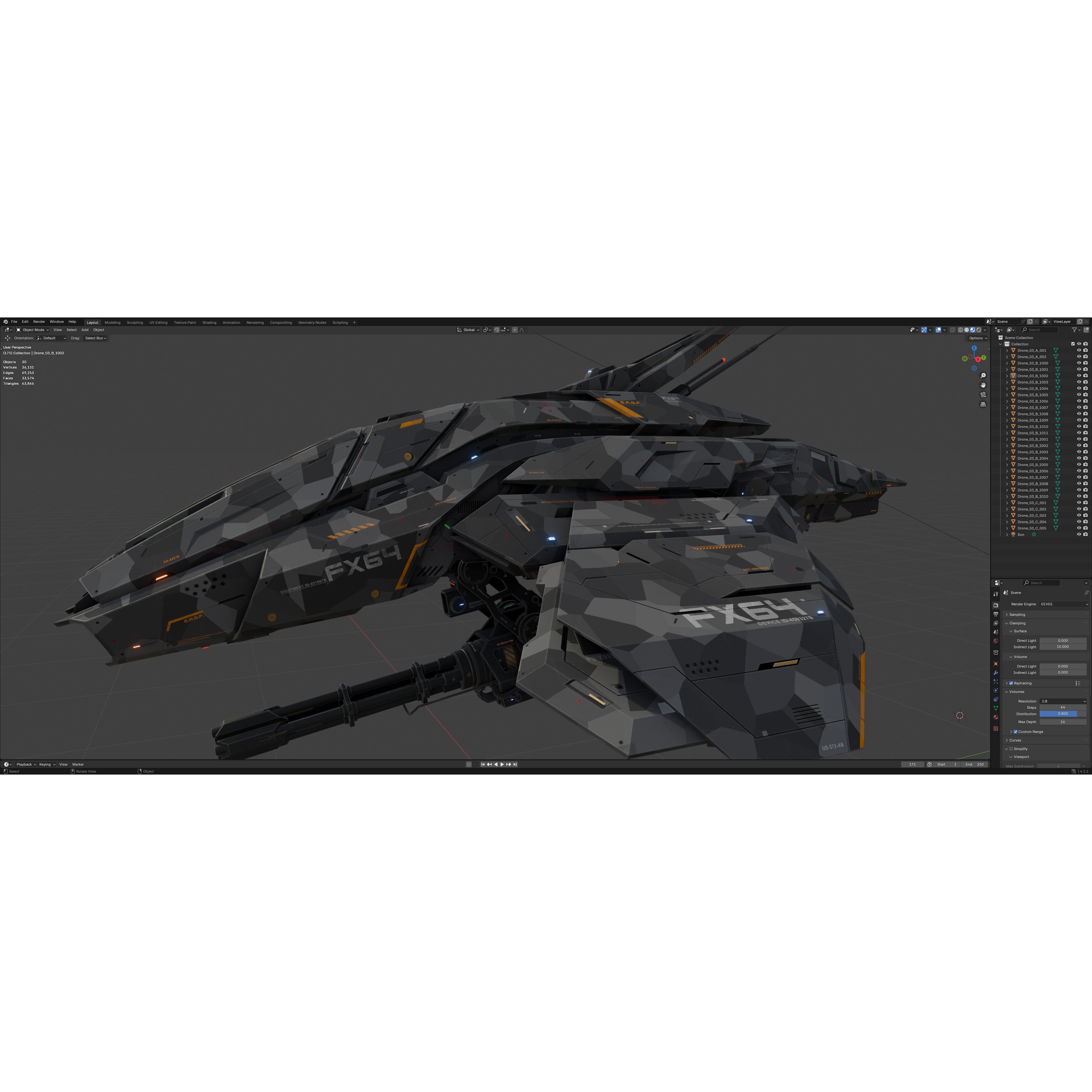 Sci-Fi Vehicle Series - Low-Poly Game-Ready 3D Model - View 27