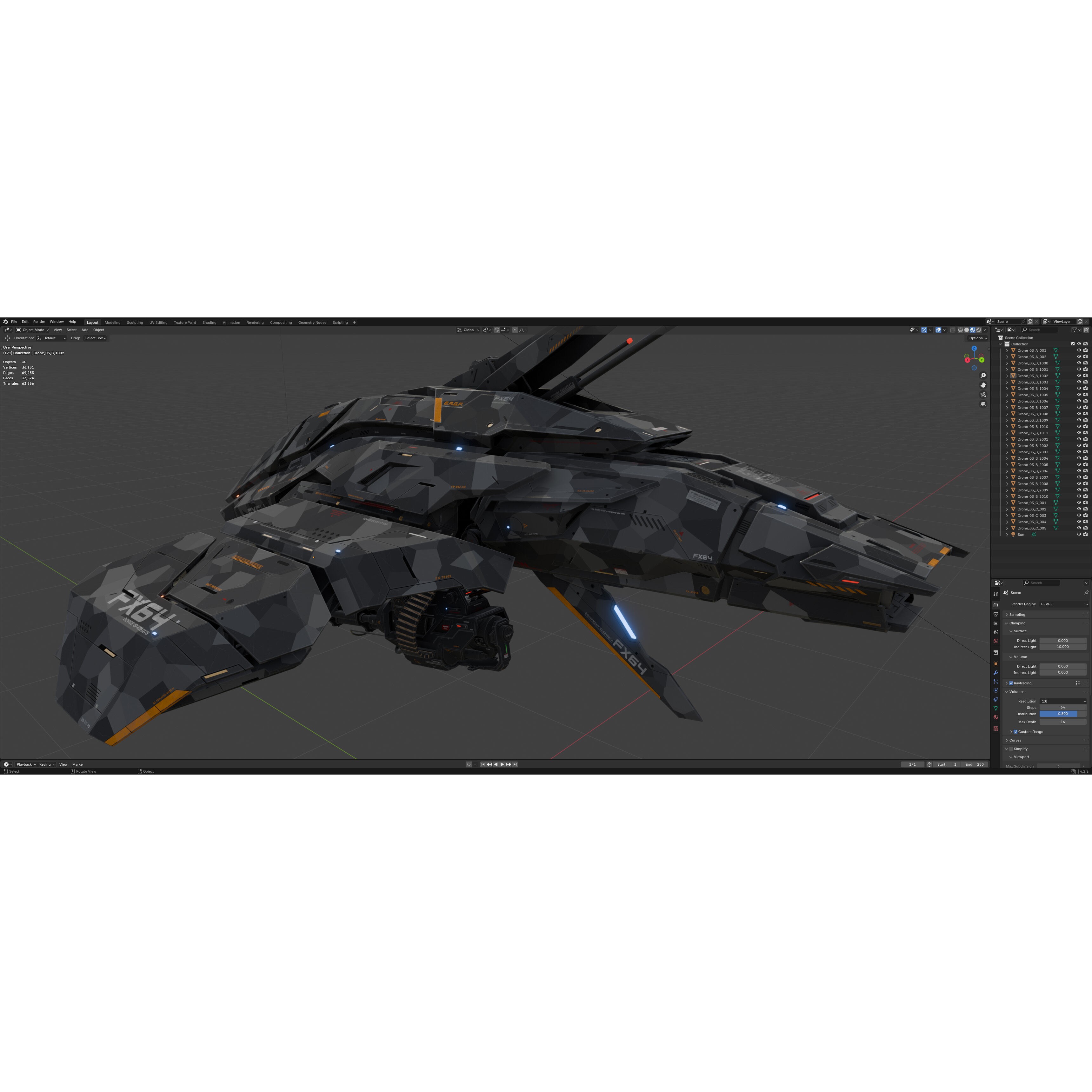 Sci-Fi Vehicle Series - Low-Poly Game-Ready 3D Model - View 28