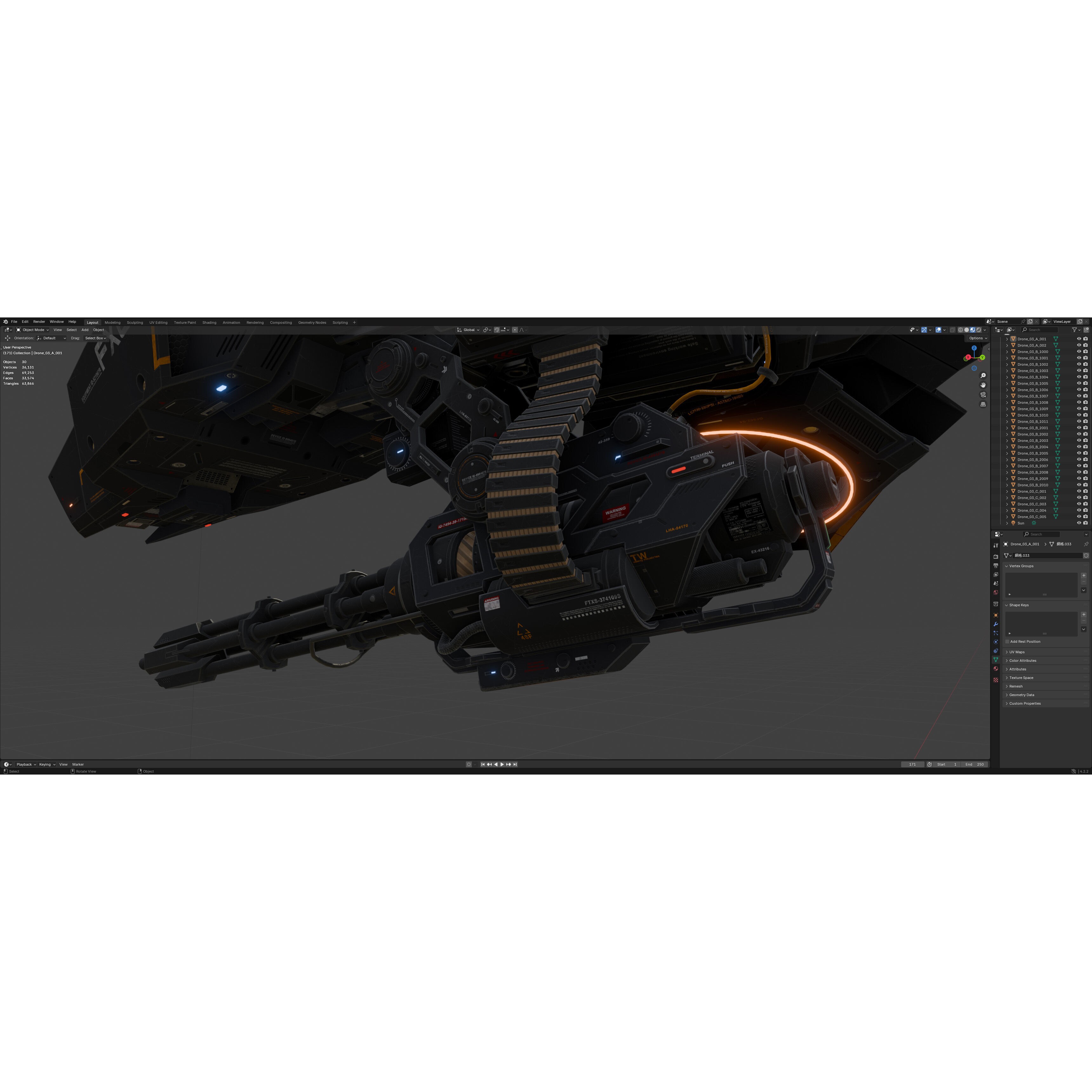 Sci-Fi Vehicle Series - Low-Poly Game-Ready 3D Model - View 31
