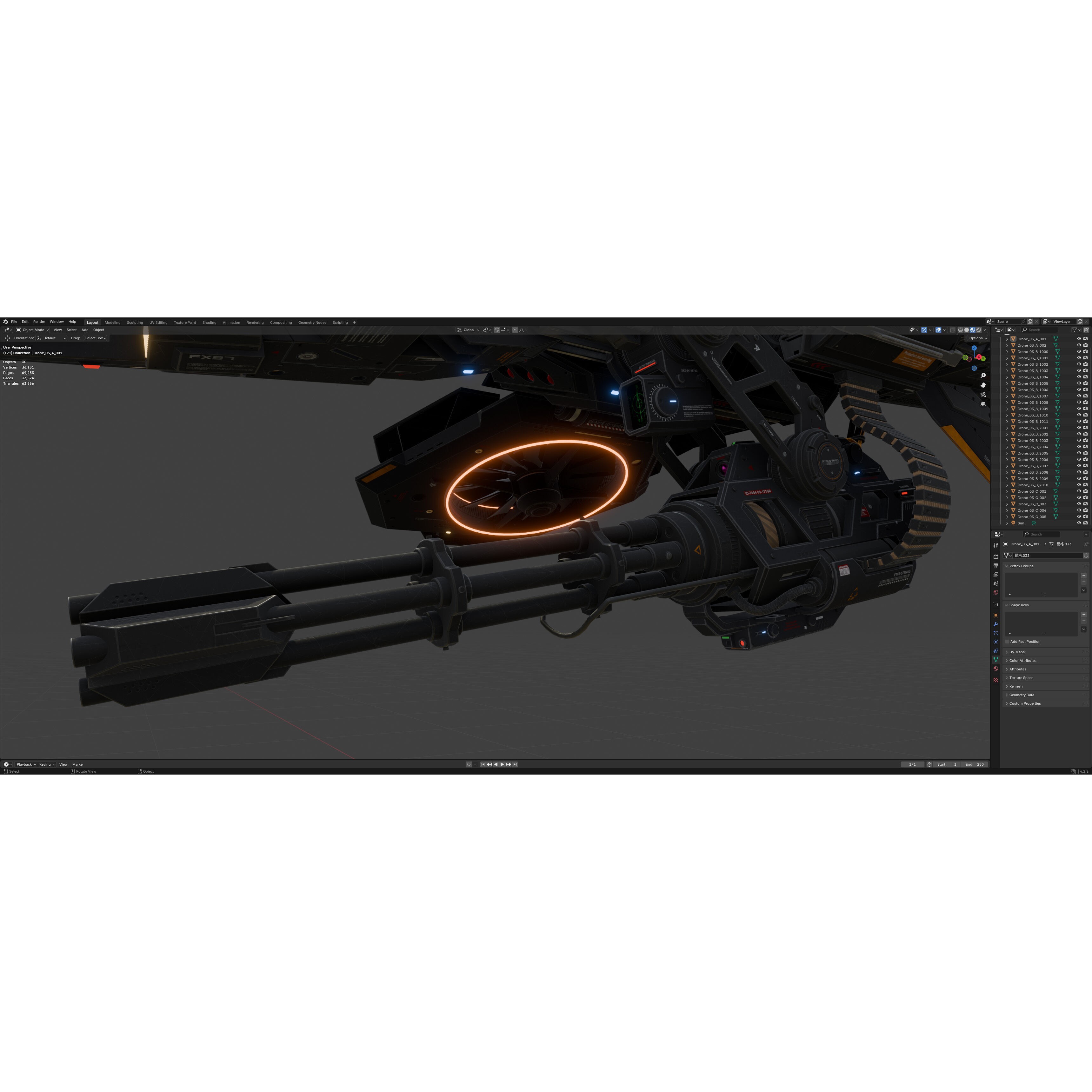 Sci-Fi Vehicle Series - Low-Poly Game-Ready 3D Model - View 32