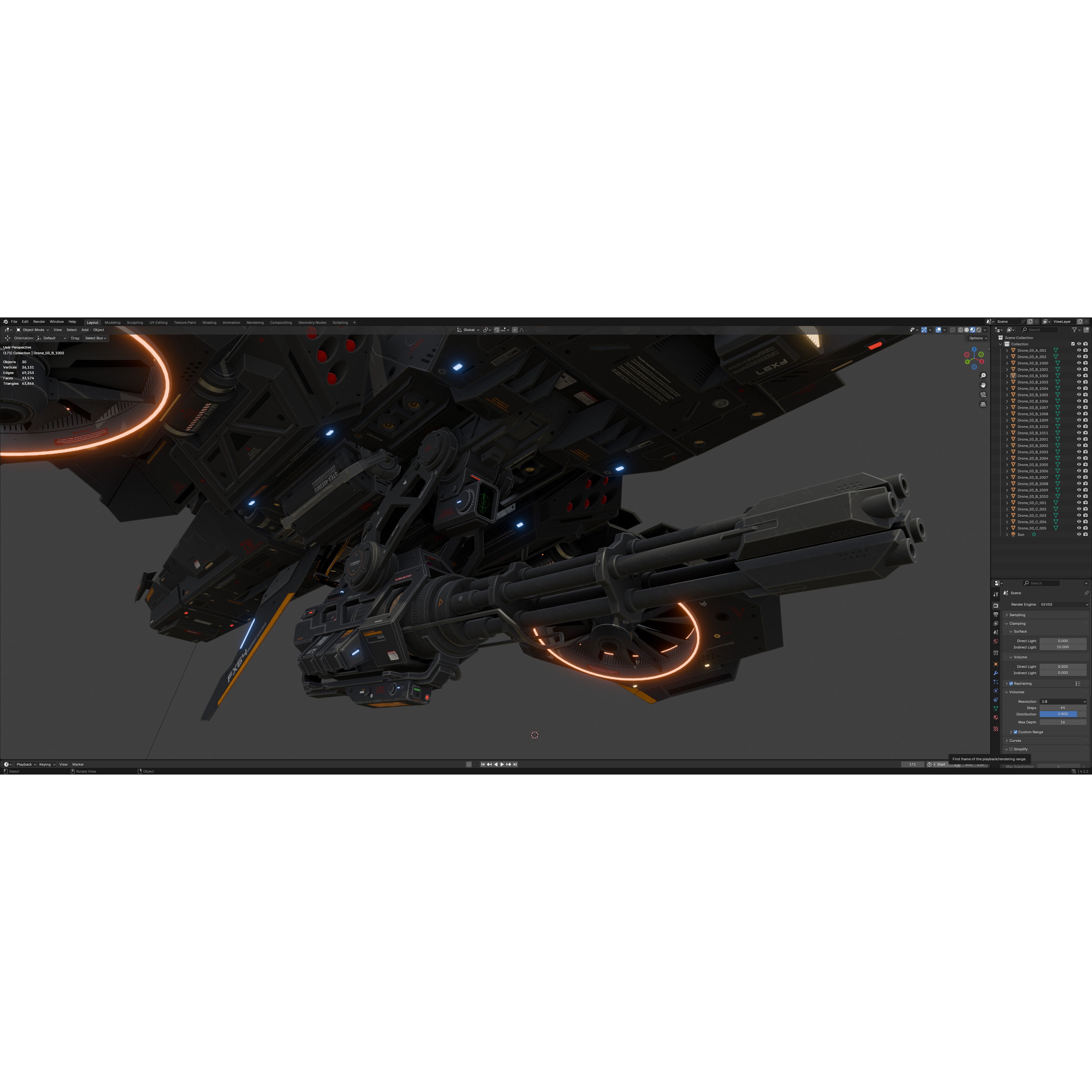 Sci-Fi Vehicle Series - Low-Poly Game-Ready 3D Model - View 33