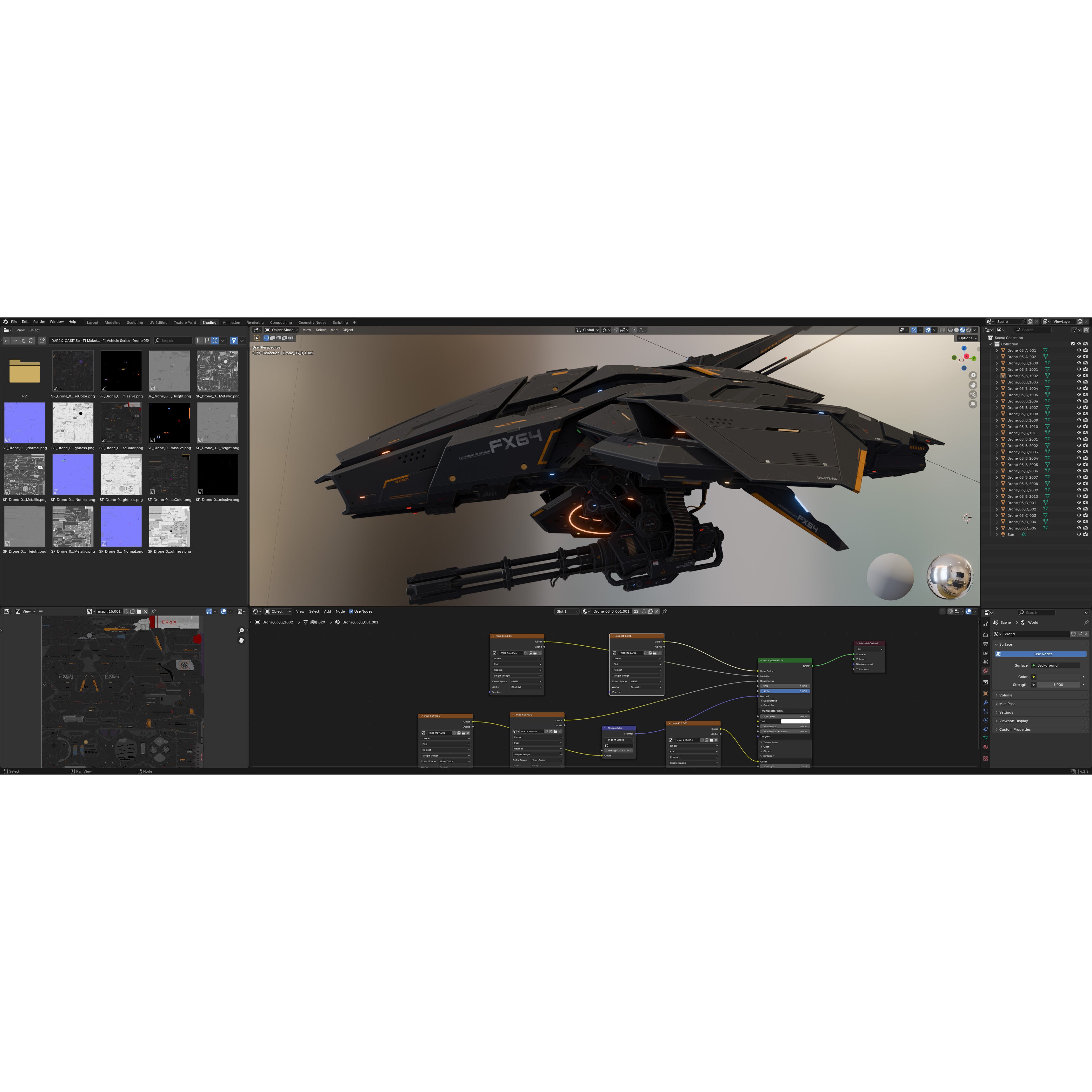 Sci-Fi Vehicle Series - Low-Poly Game-Ready 3D Model - View 34