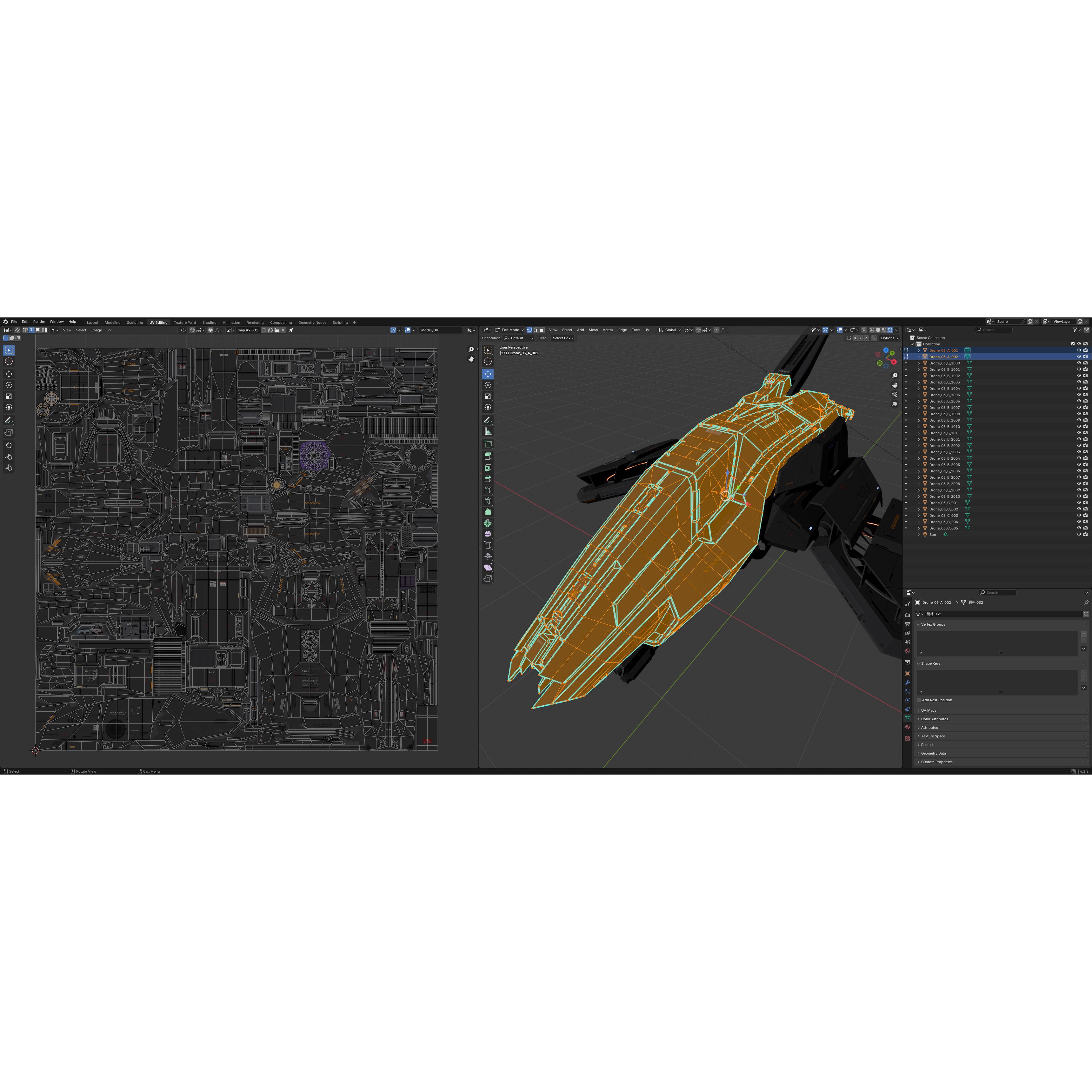 Sci-Fi Vehicle Series - Low-Poly Game-Ready 3D Model - View 35