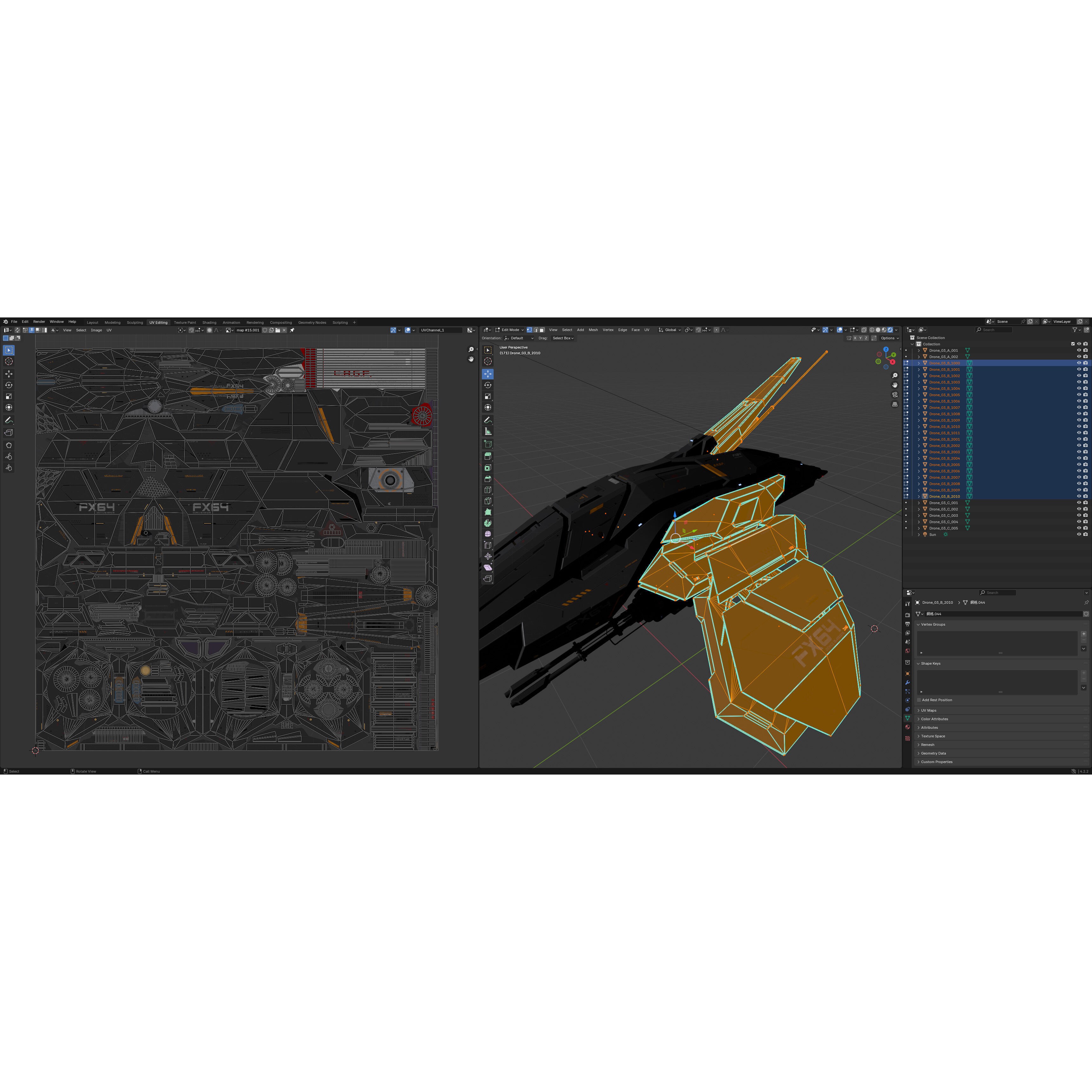 Sci-Fi Vehicle Series - Low-Poly Game-Ready 3D Model - View 36