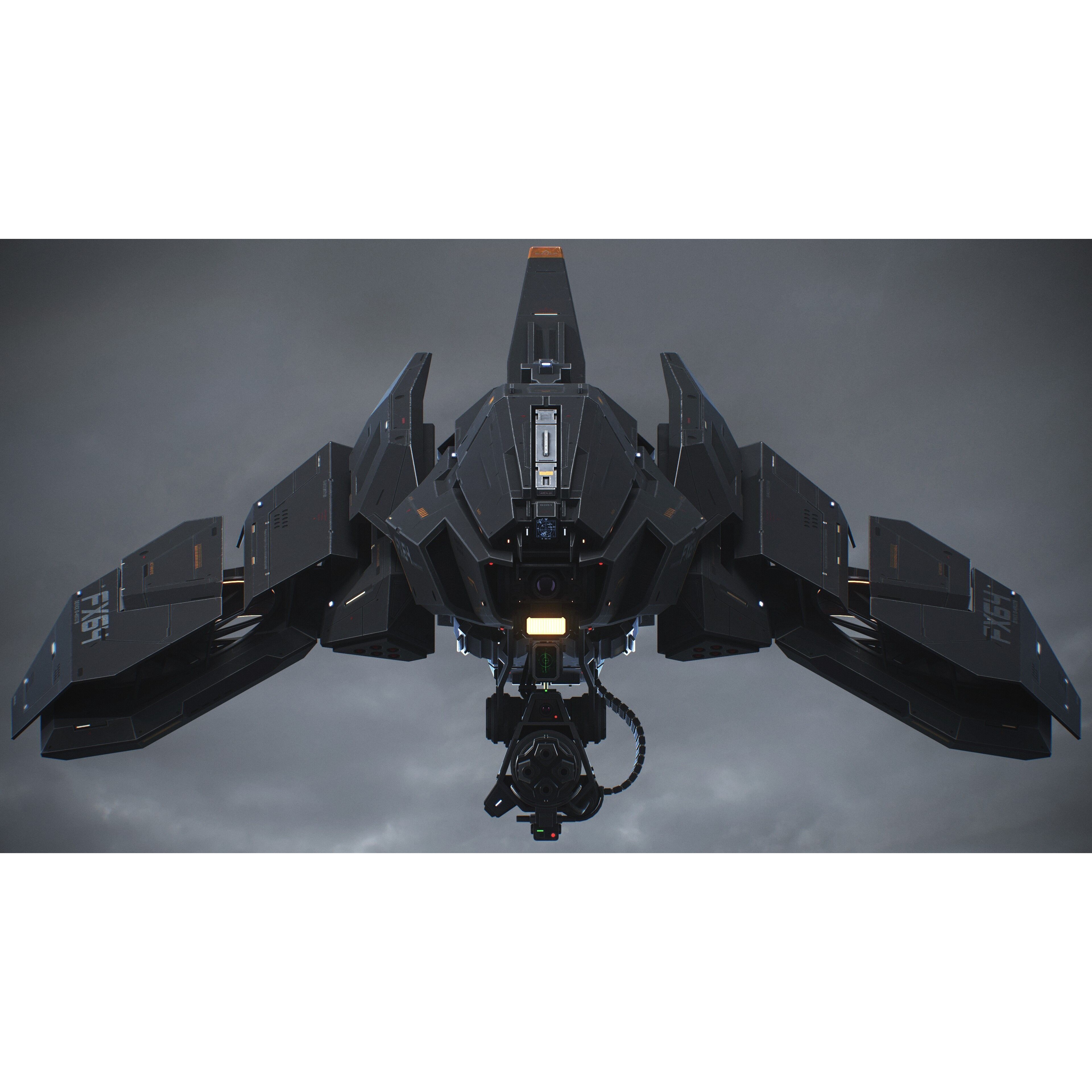 Sci-Fi Vehicle Series - Low-Poly Game-Ready 3D Model - View 41