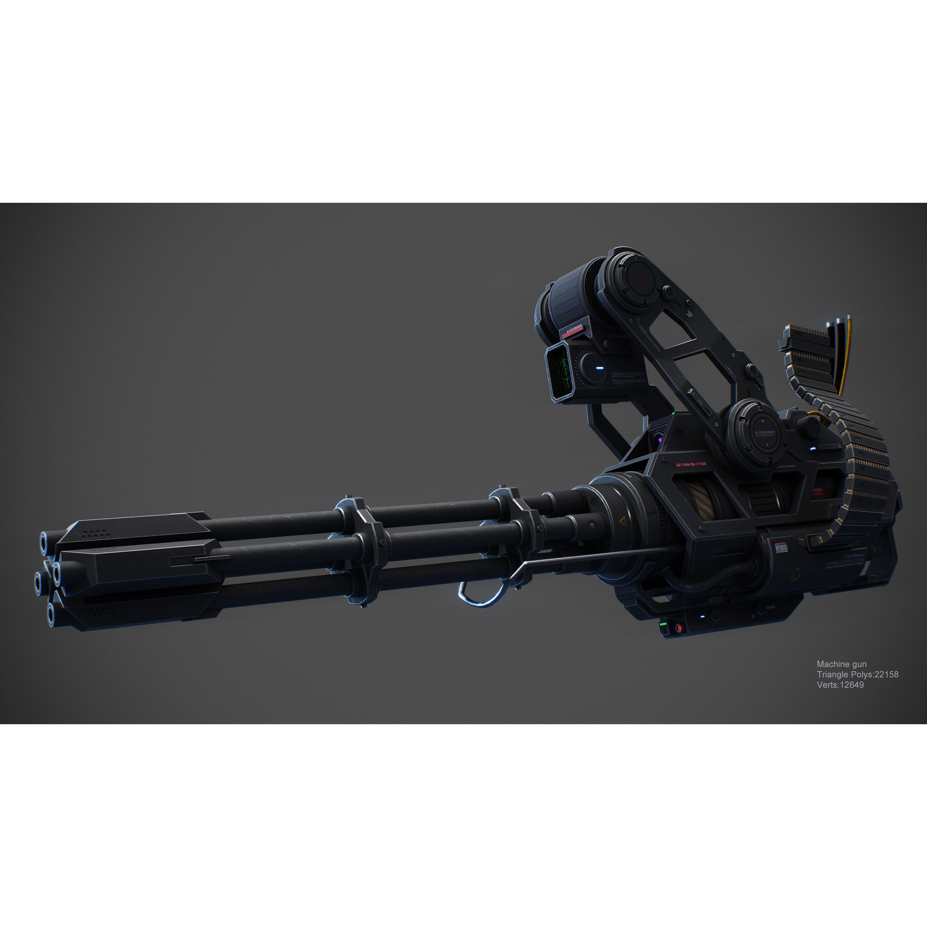 Sci-Fi Vehicle Series - Low-Poly Game-Ready 3D Model - View 7