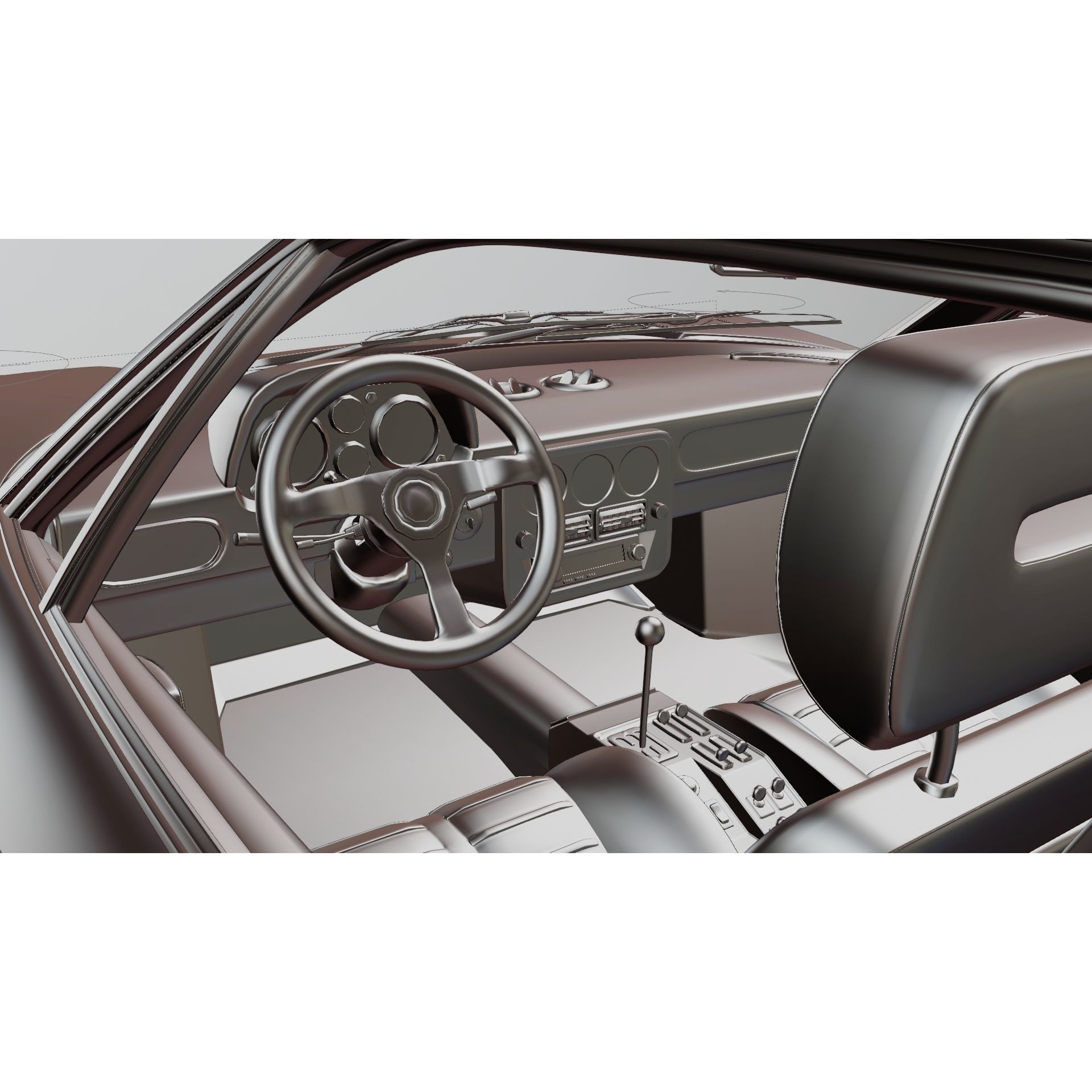 Ferrari 288 GTO - Low-Poly Game-Ready 3D Model - View 26