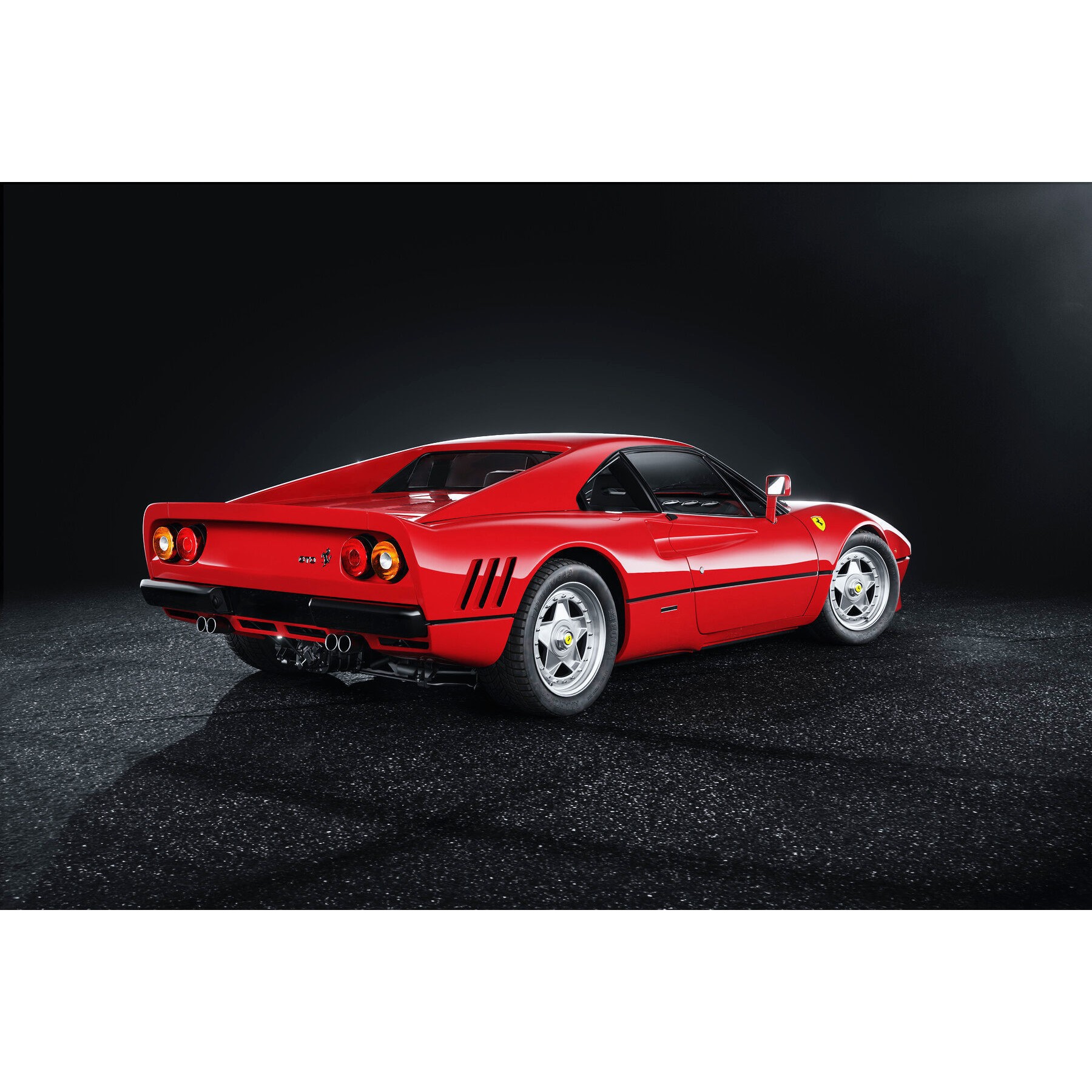Ferrari 288 GTO - Low-Poly Game-Ready 3D Model - View 3