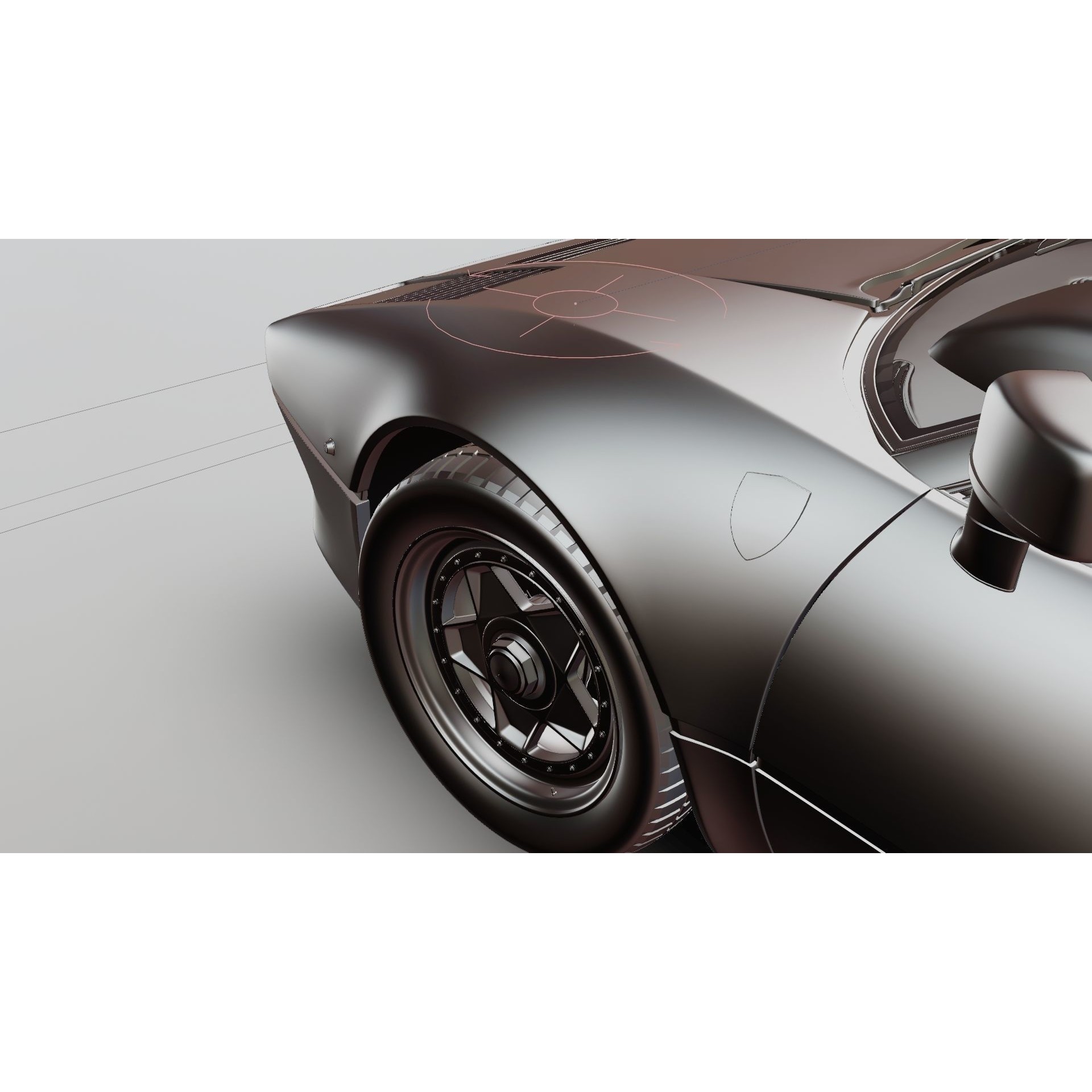 Ferrari 288 GTO - Low-Poly Game-Ready 3D Model - View 30