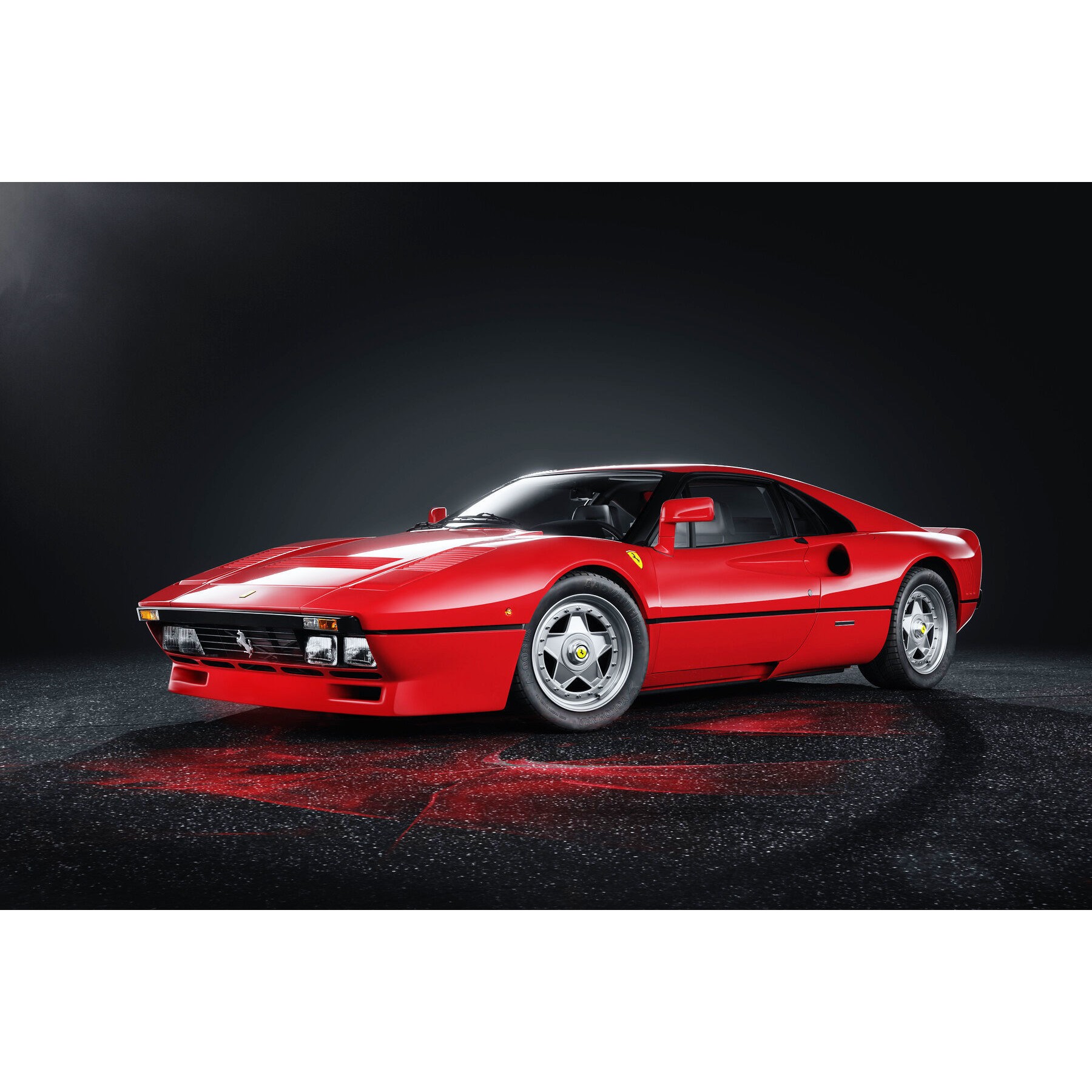 Ferrari 288 GTO - Low-Poly Game-Ready 3D Model - View 4