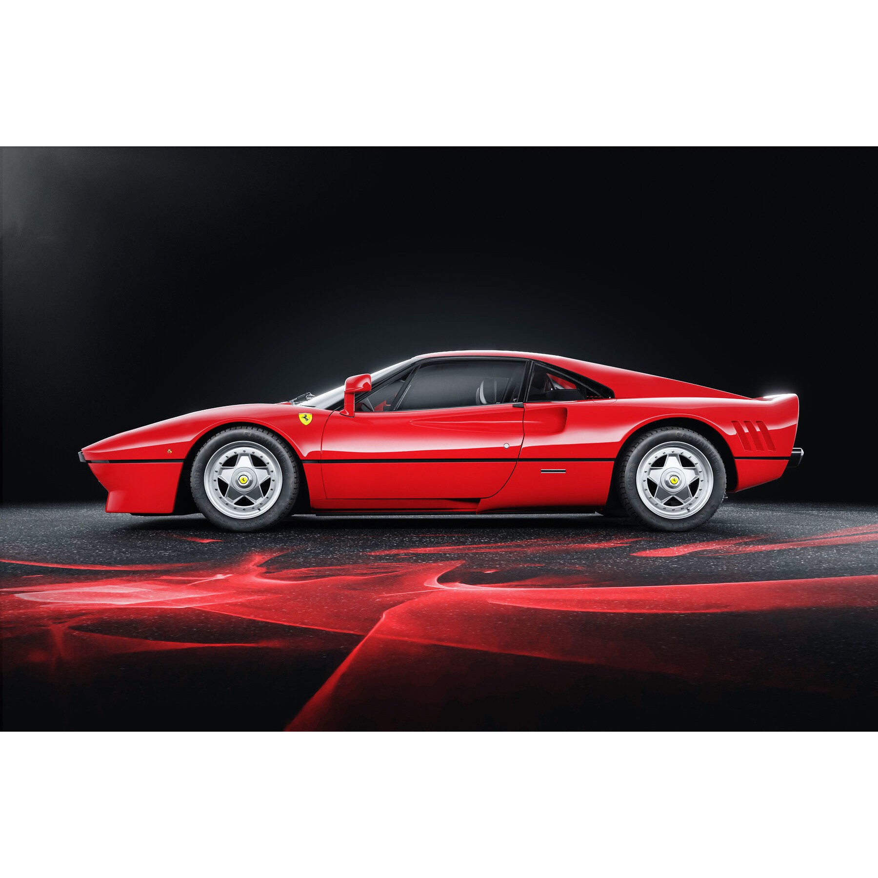 Ferrari 288 GTO - Low-Poly Game-Ready 3D Model - View 5