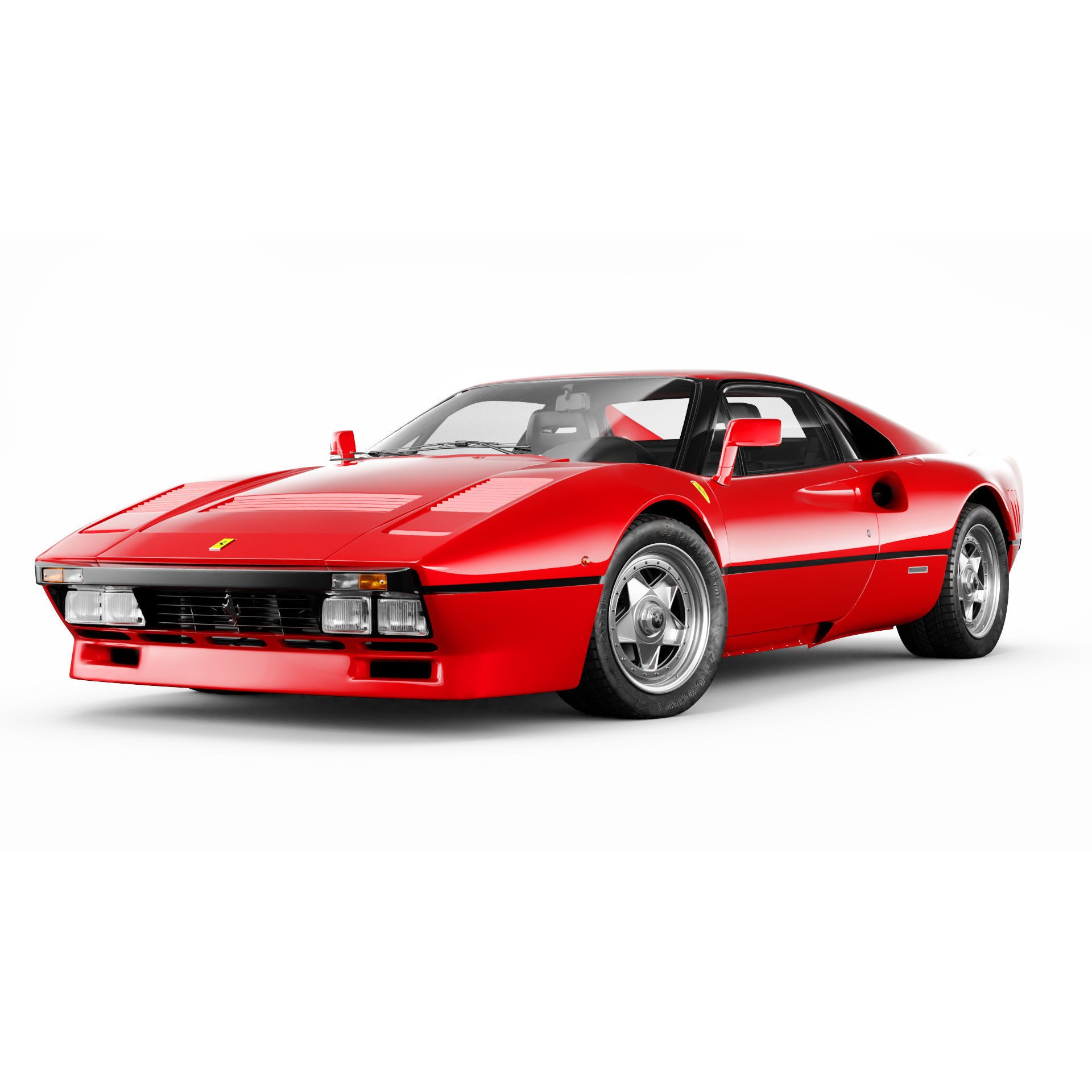 Ferrari 288 GTO - Low-Poly Game-Ready 3D Model - View 7