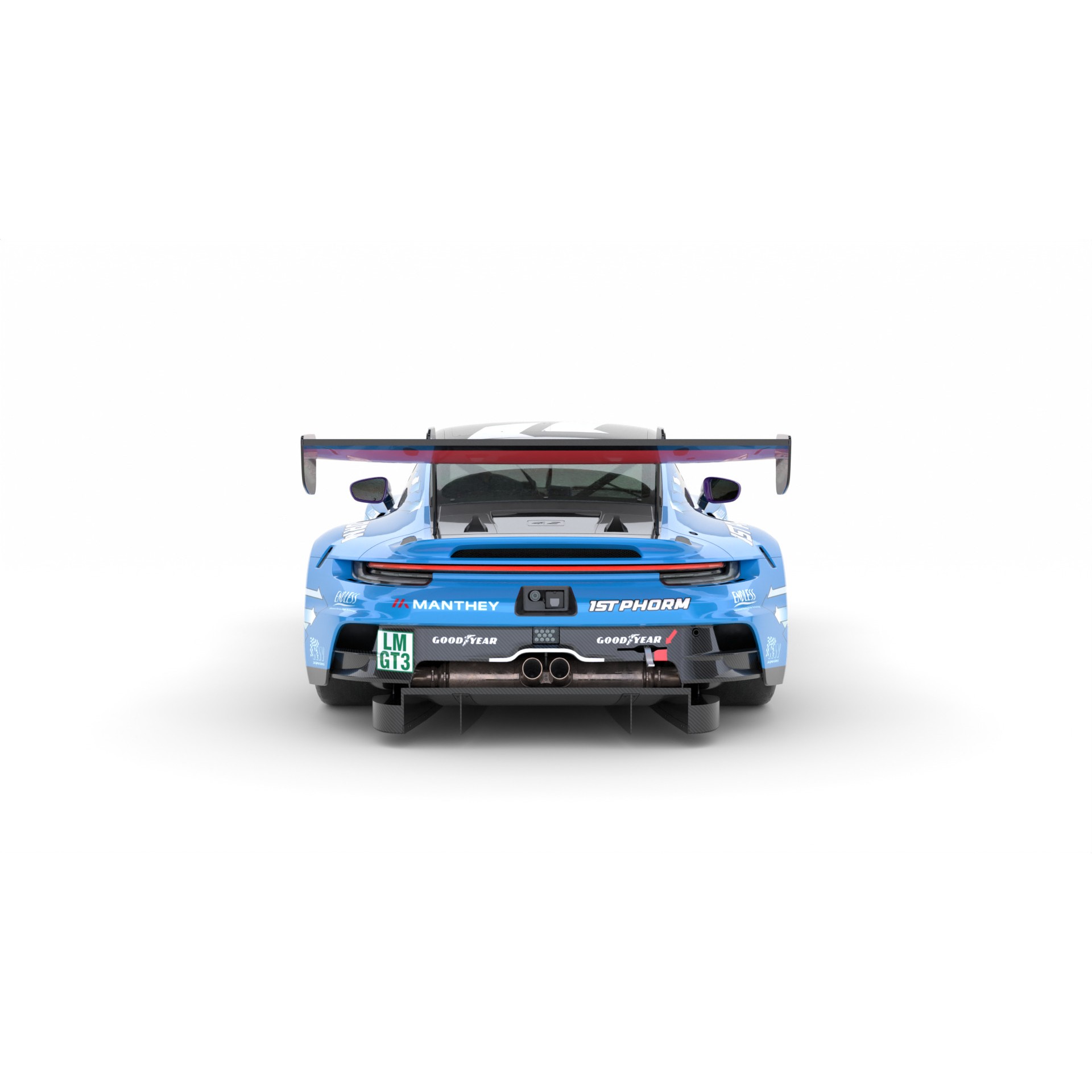 Porsche 911 GT3 R LMGT3 2025 - Game-Ready 3D Model - View 10
