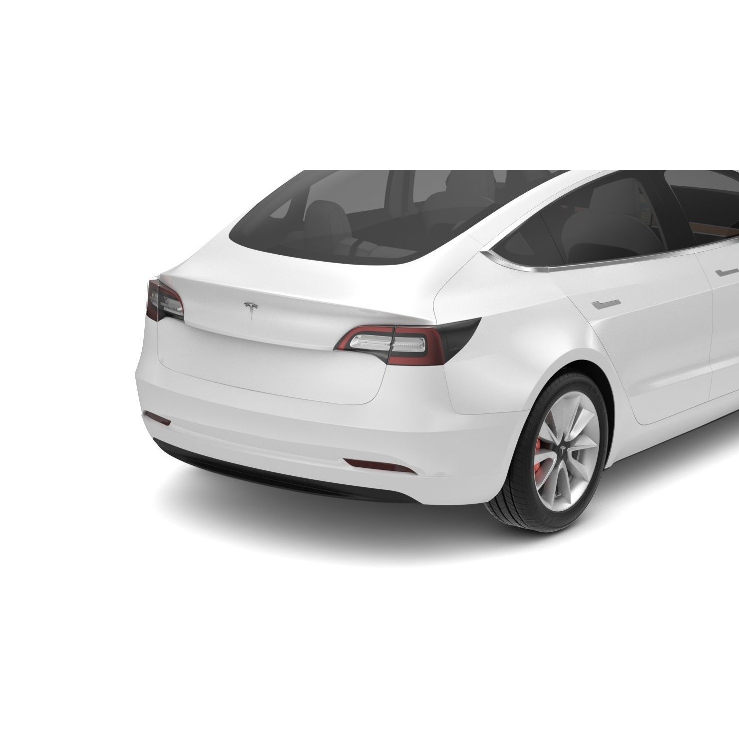 2018 Tesla Model 3 - High-Quality 3D Model - View 11