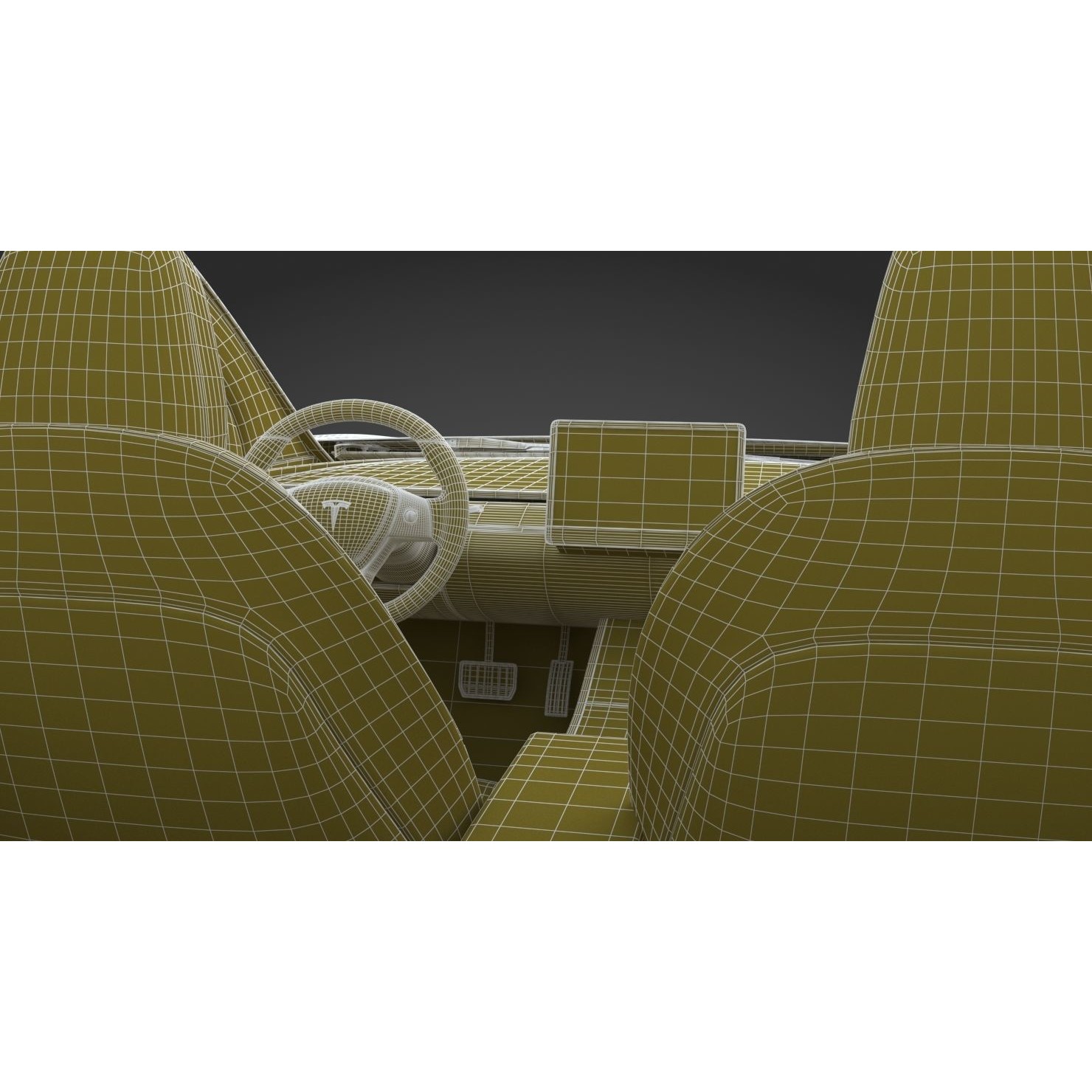 2018 Tesla Model 3 - High-Quality 3D Model - View 26