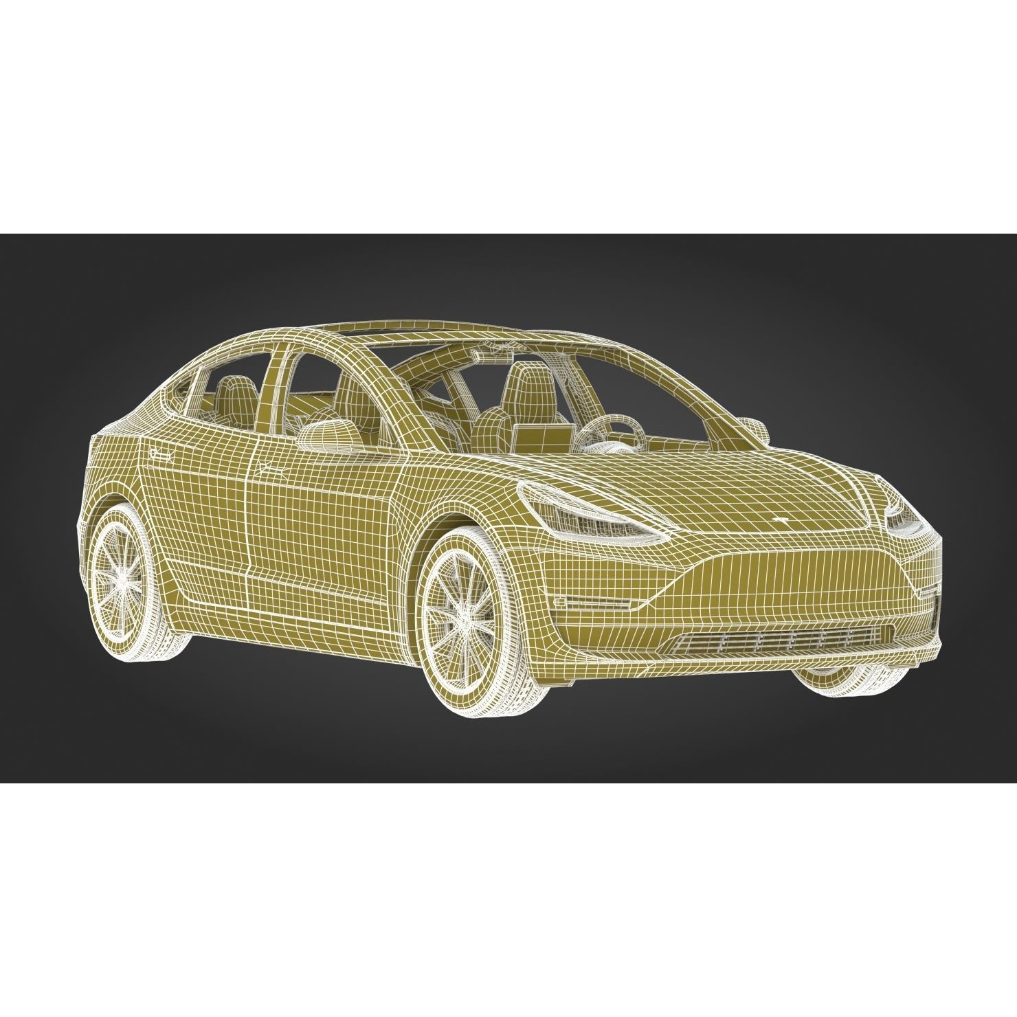 2018 Tesla Model 3 - High-Quality 3D Model - View 27