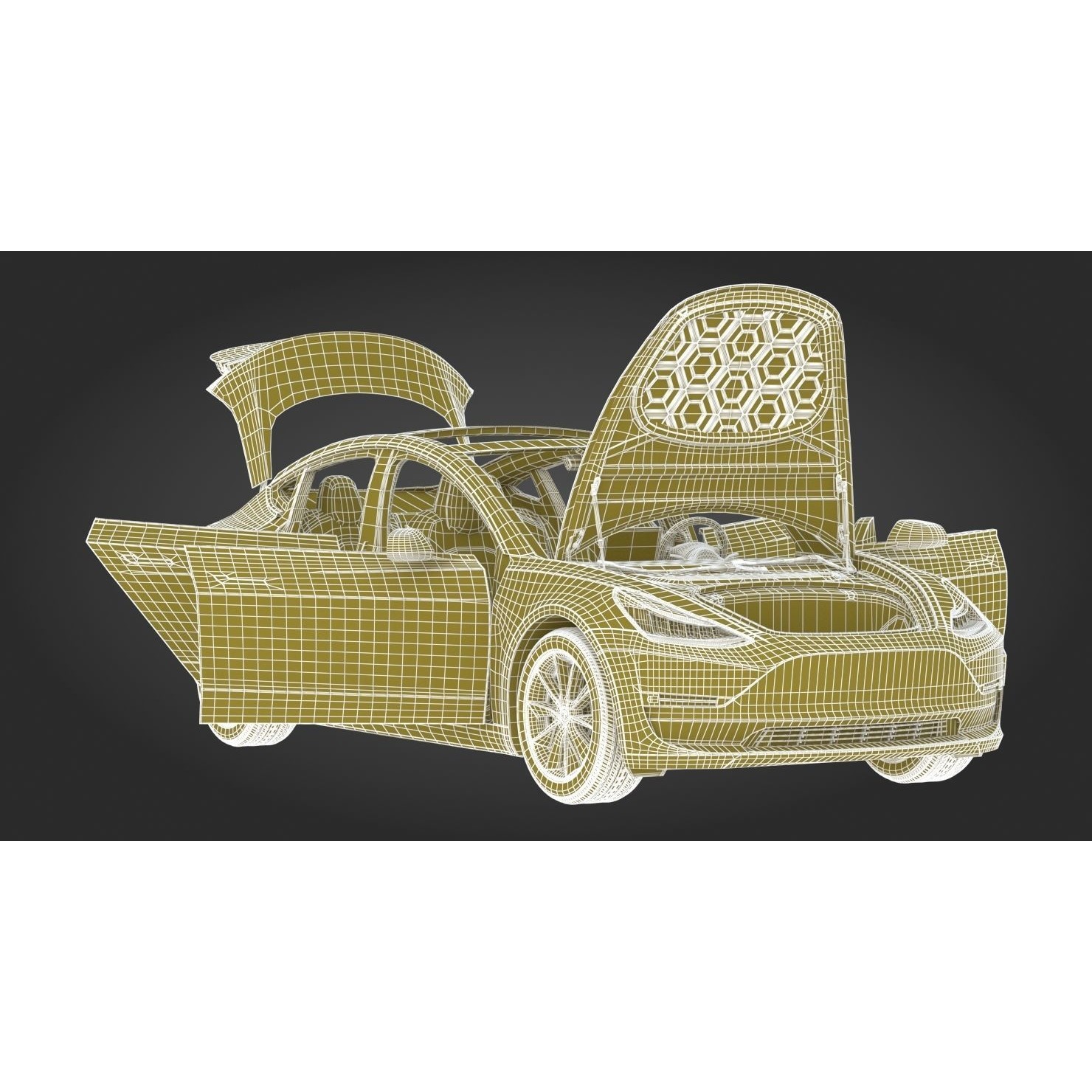 2018 Tesla Model 3 - High-Quality 3D Model - View 33