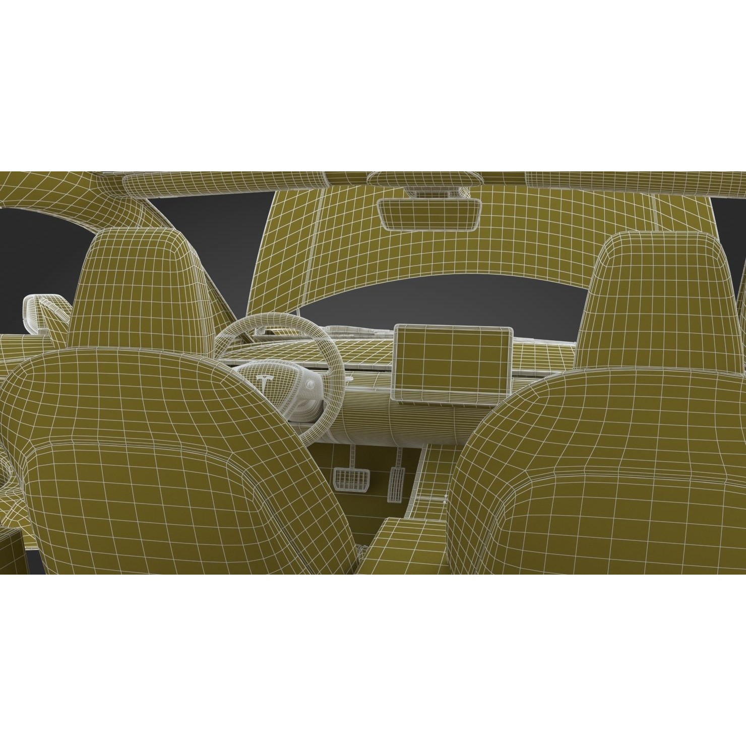 2018 Tesla Model 3 - High-Quality 3D Model - View 37