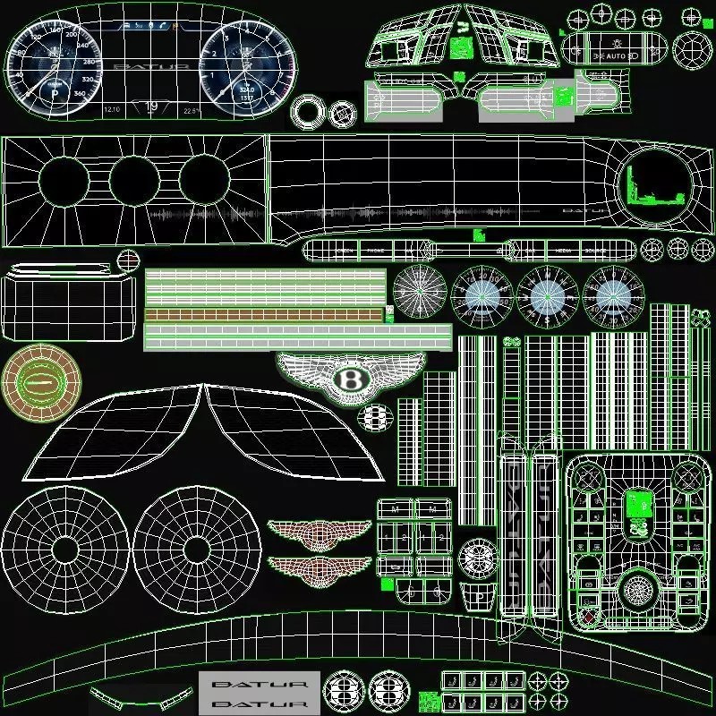 2023 Bentley Mulliner Batur - High-Quality 3D Model