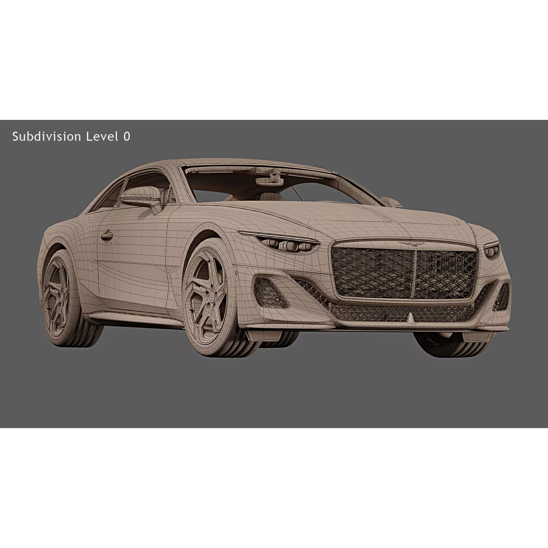 2023 Bentley Mulliner Batur - High-Quality 3D Model - View 25