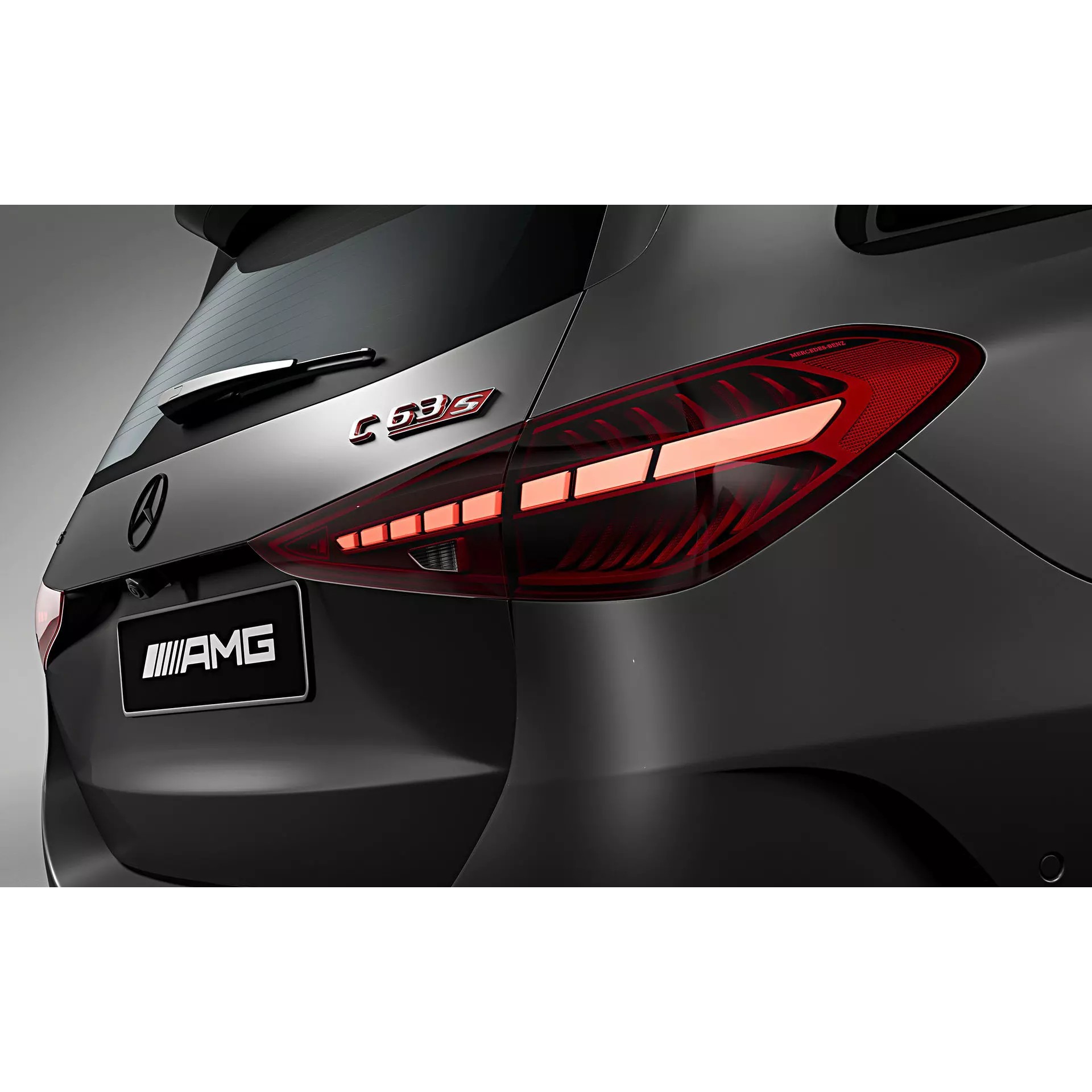 2023 Mercedes-Benz C63 S AMG E Performance Estate - Game-Ready 3D Model - View 10