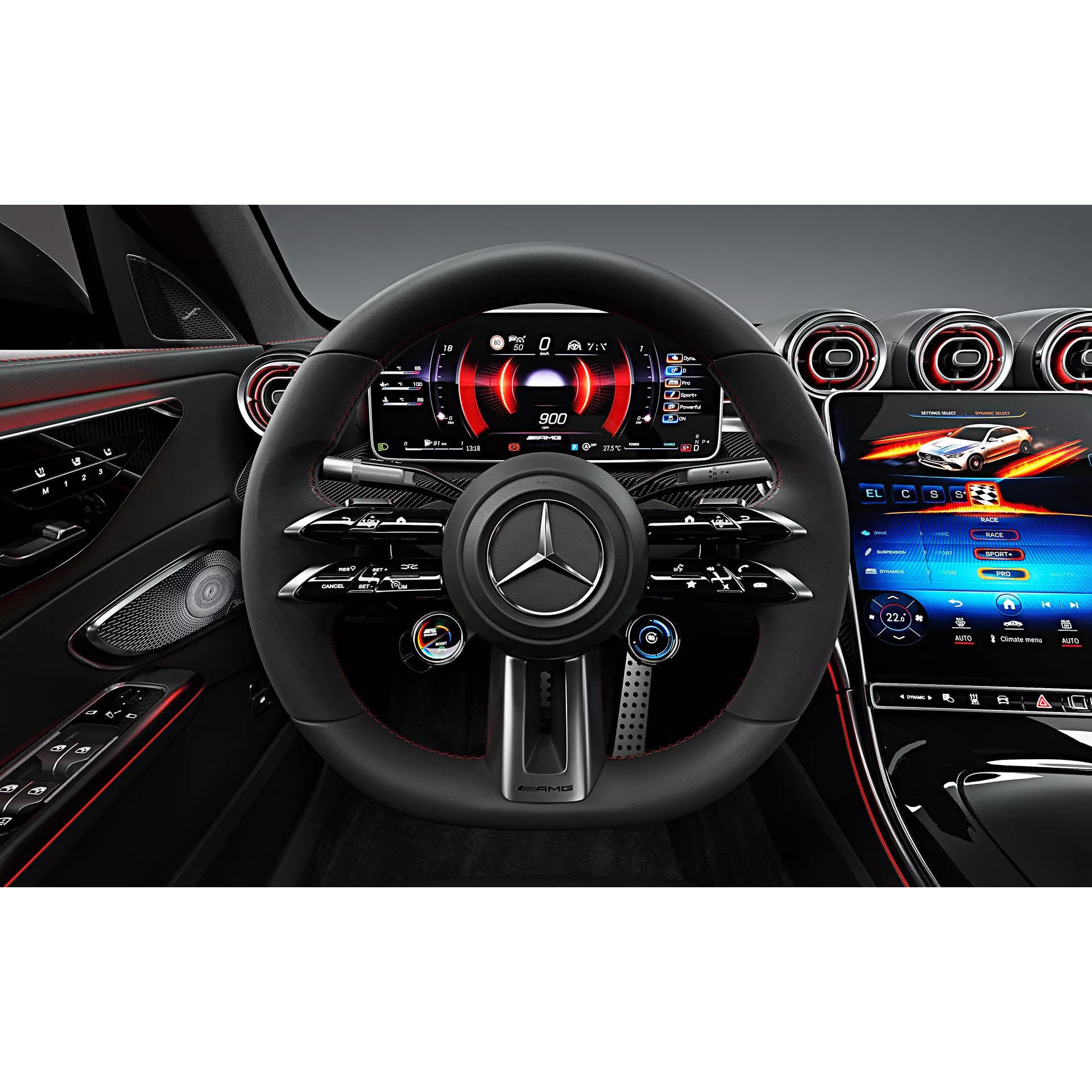 2023 Mercedes-Benz C63 S AMG E Performance Estate - Game-Ready 3D Model - View 17
