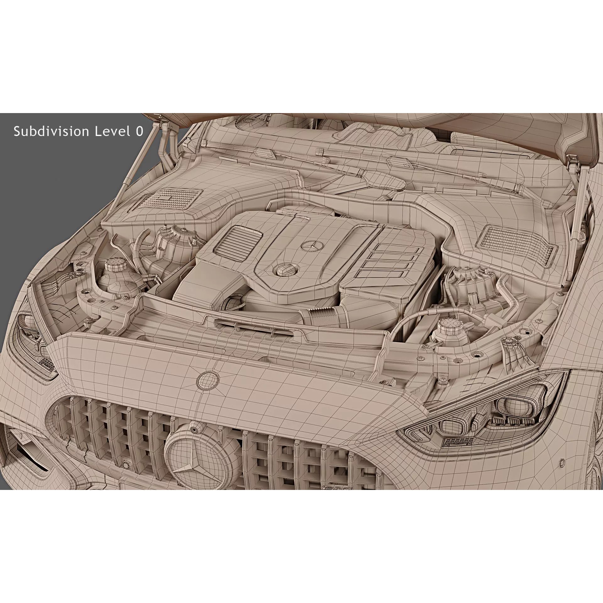 2023 Mercedes-Benz C63 S AMG E Performance Estate - Game-Ready 3D Model - View 24