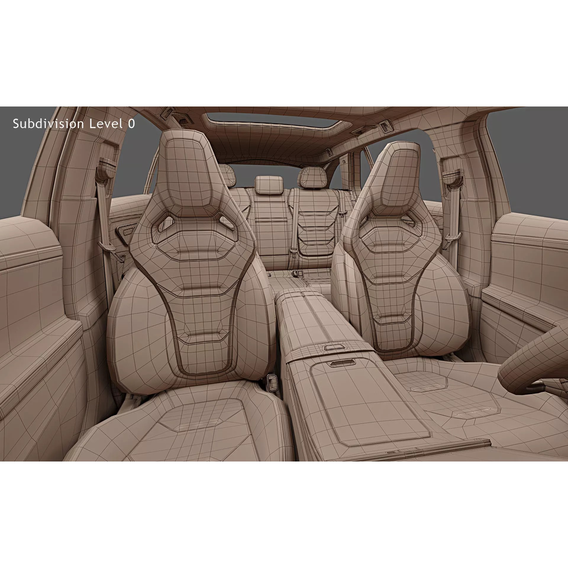 2023 Mercedes-Benz C63 S AMG E Performance Estate - Game-Ready 3D Model - View 27