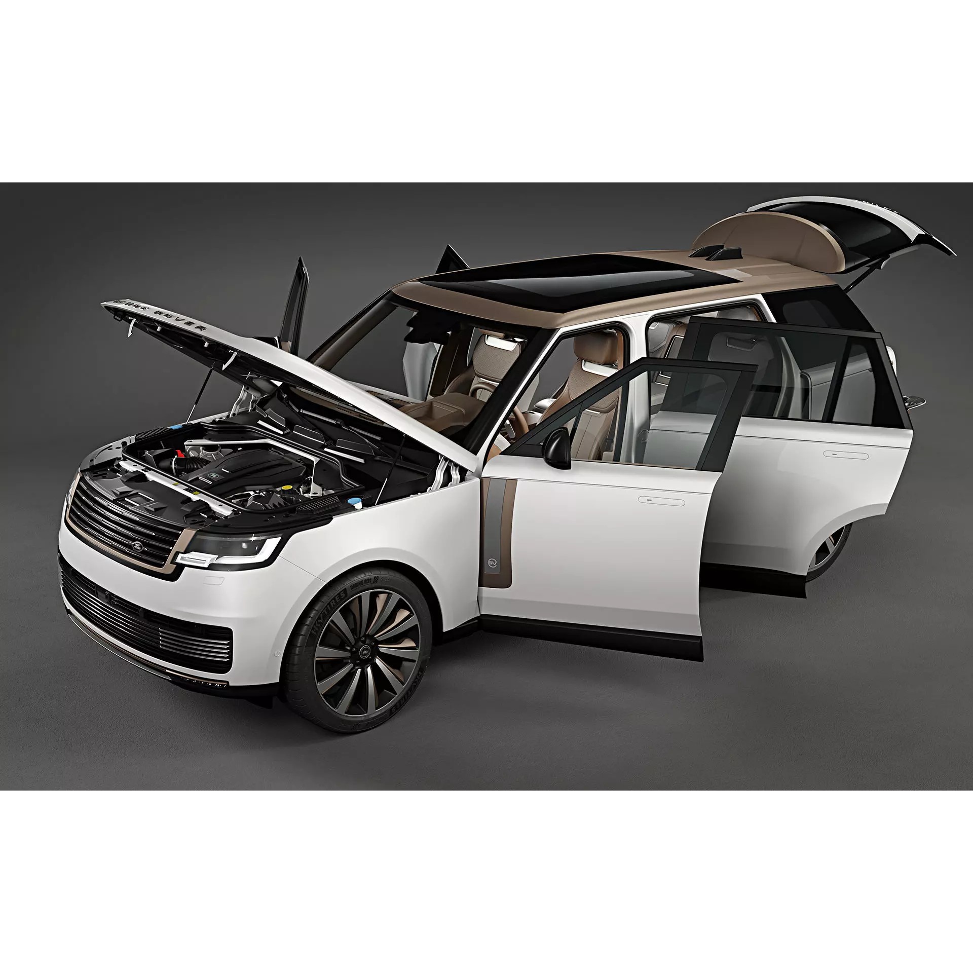 2023 Land Rover Range Rover SV Serenity - Game-Ready 3D Model - View 4