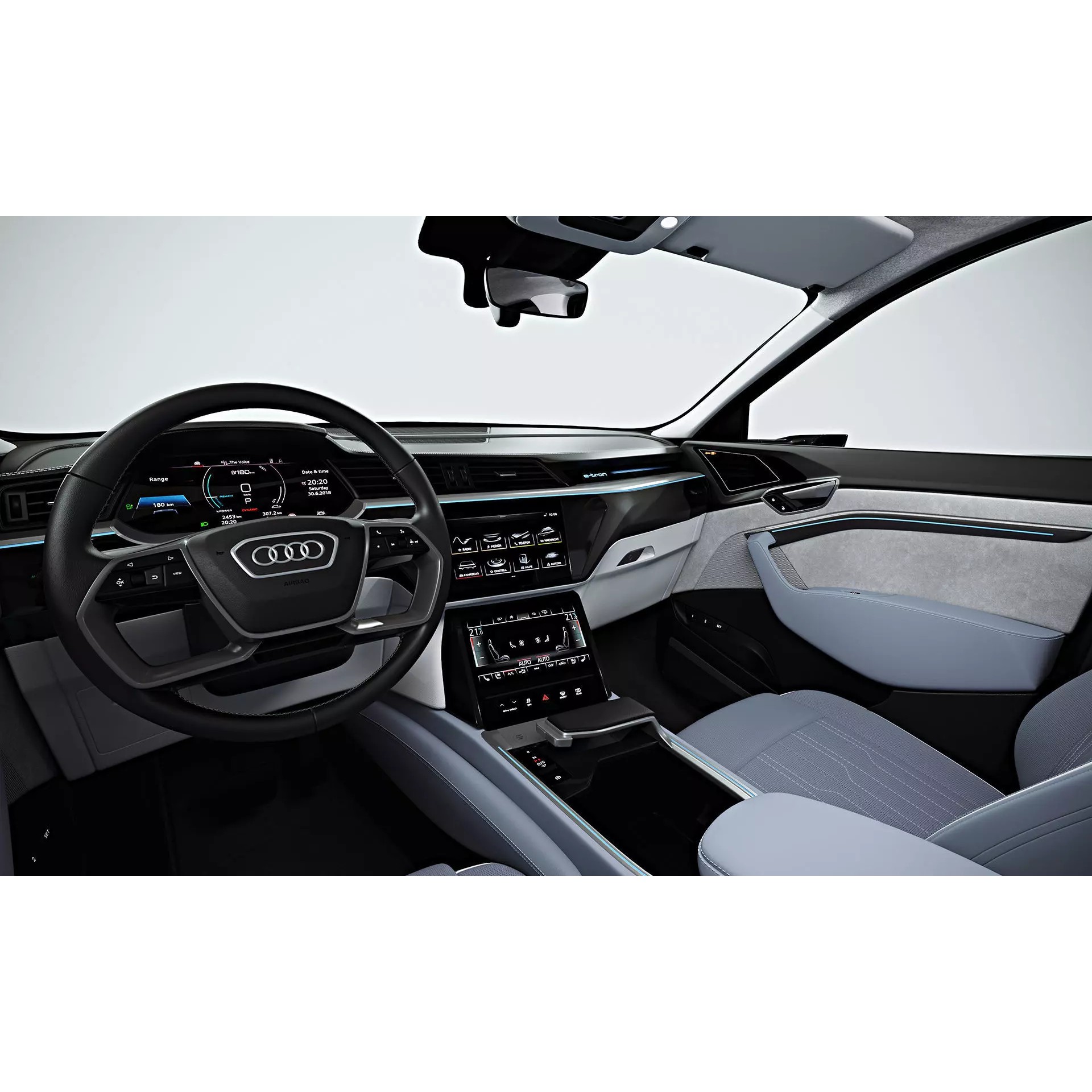 2021 Audi e-tron Sportback - Photorealistic 3D Model - View 12