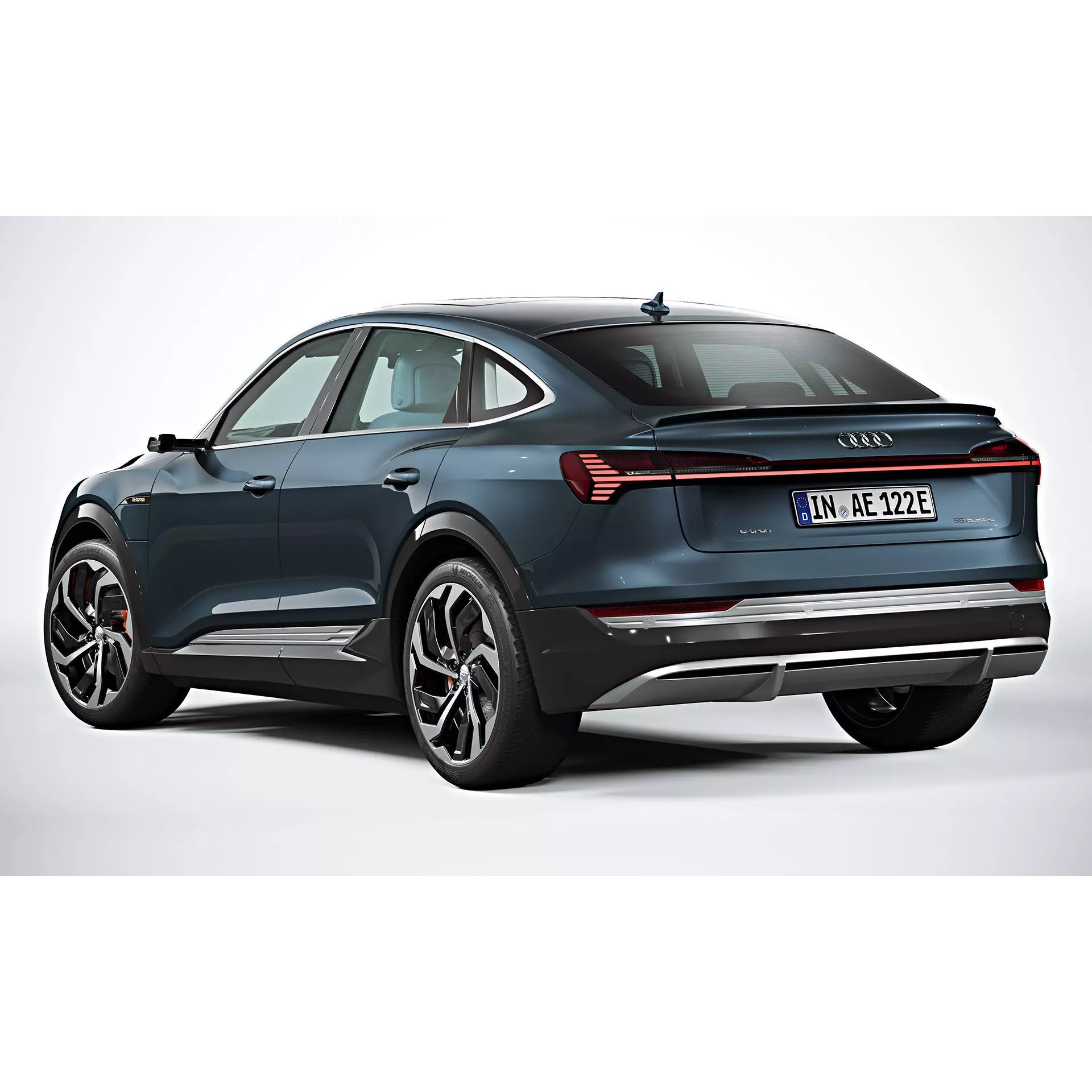 2021 Audi e-tron Sportback - Photorealistic 3D Model - View 3