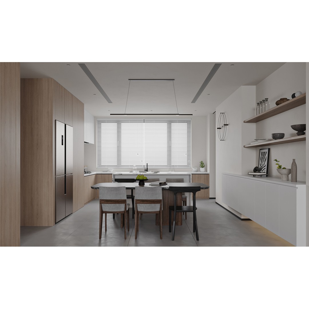 Modern Apartment 3D Model – Stylish Interior Design, FBX & OBJ Formats - View 3