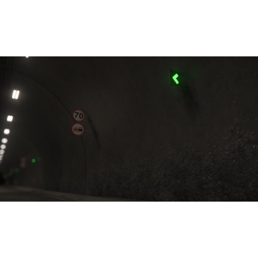 Highway Tunnel 3D Model – Low Poly PBR Asset, FBX & OBJ Formats - View 19