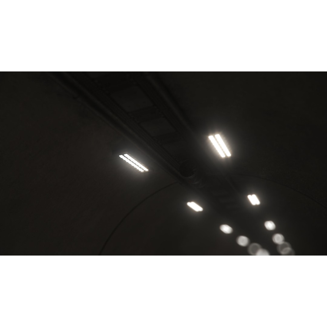 Highway Tunnel 3D Model – Low Poly PBR Asset, FBX & OBJ Formats - View 25