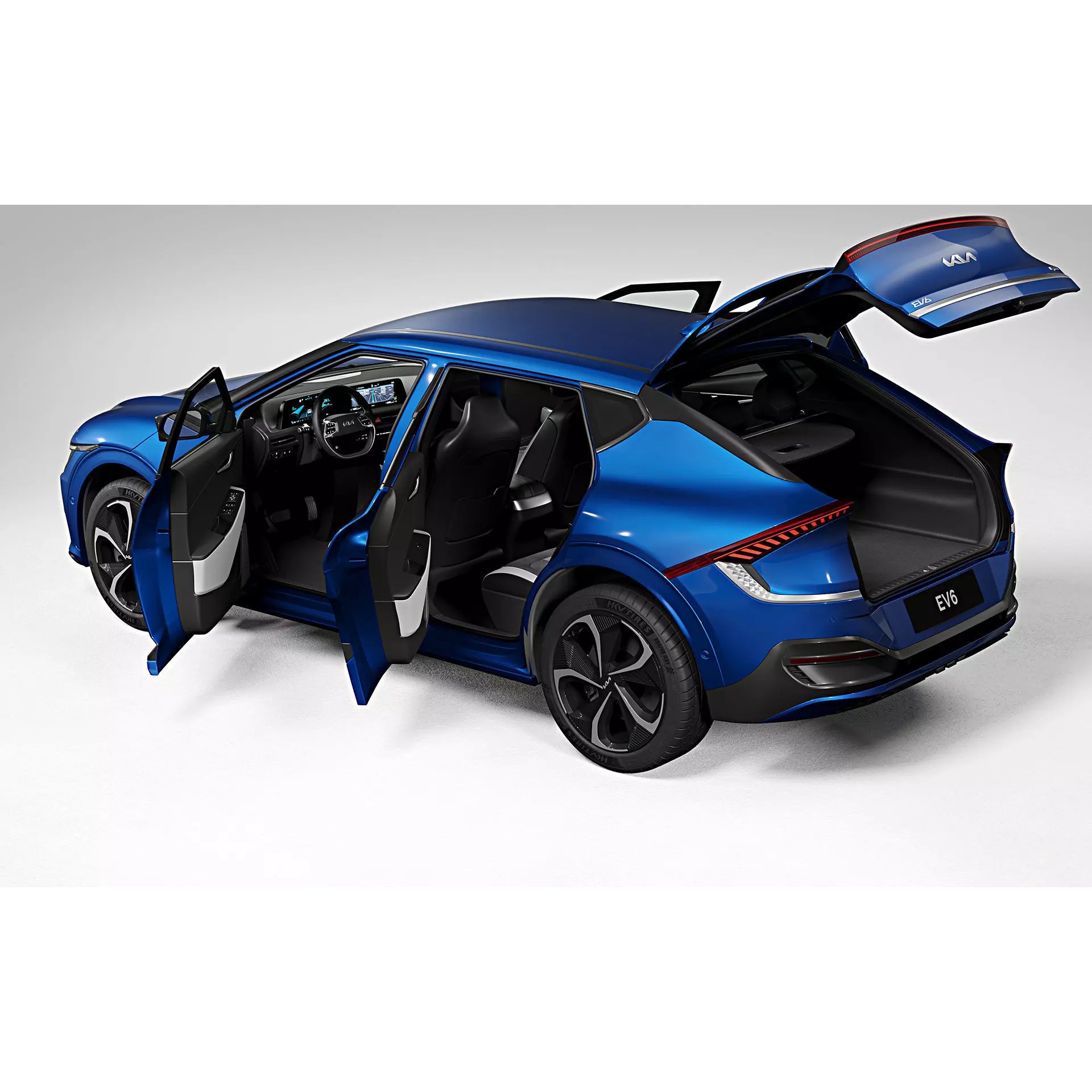 2023 Kia EV6 GT-Line - Game-Ready 3D Model - View 14