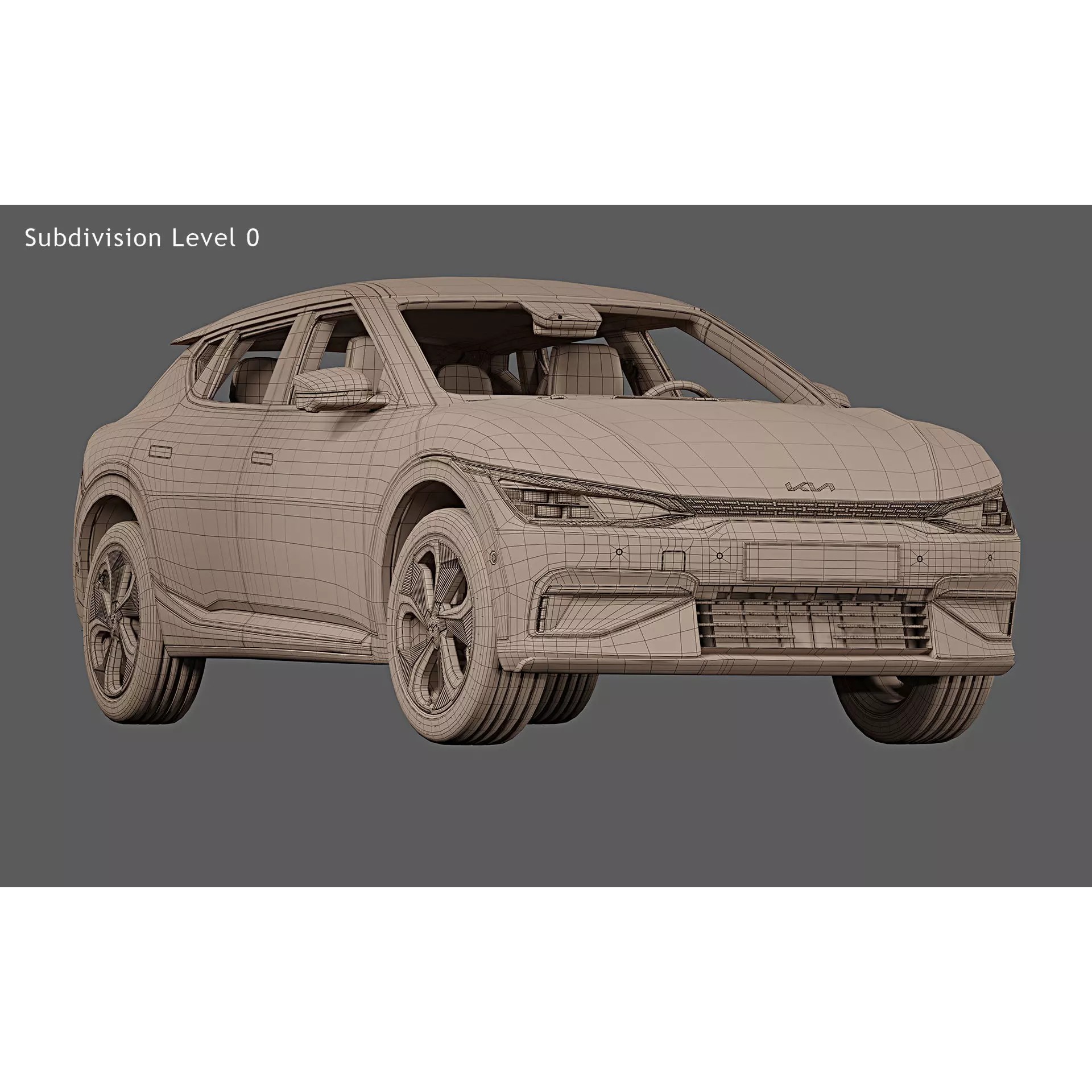 2023 Kia EV6 GT-Line - Game-Ready 3D Model - View 23