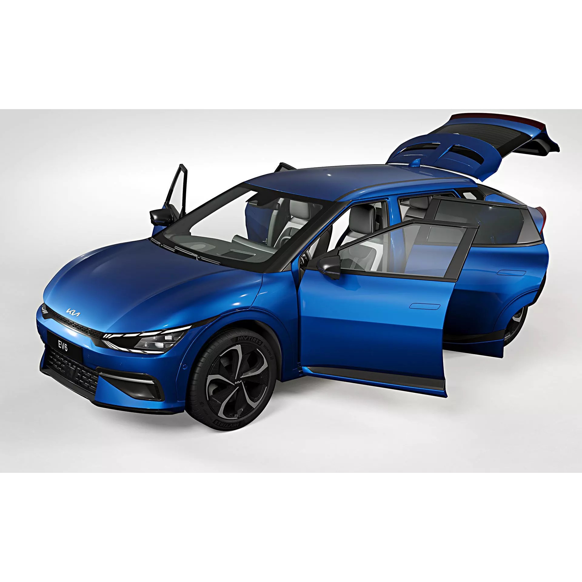 2023 Kia EV6 GT-Line - Game-Ready 3D Model - View 4